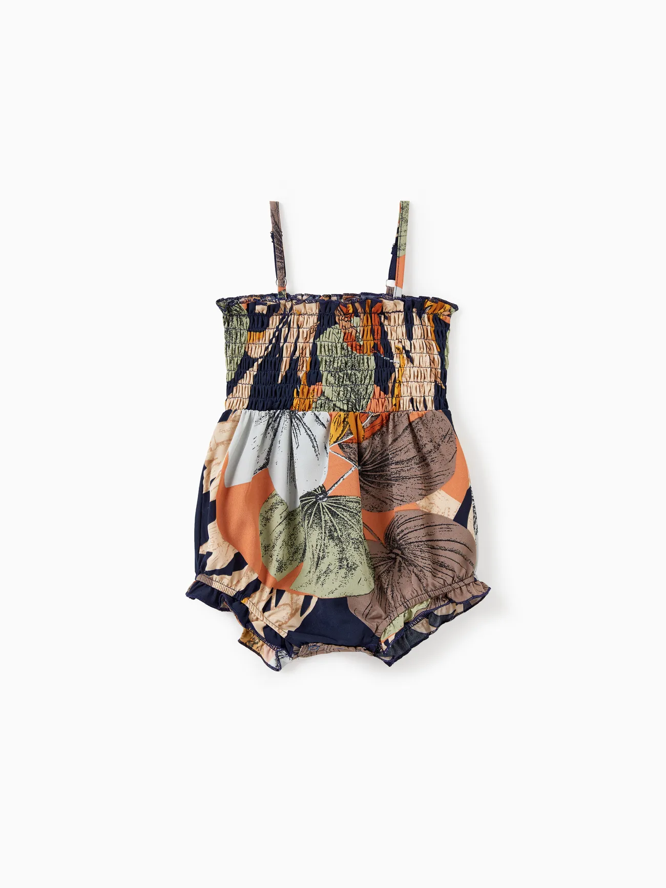 Family Matching Tropical Floral Print Smocked Top Strap Wide-Leg Jumpsuits for Mommy and Me
Family Matching Tropical Floral Print Smocked Top Strap Wide-Leg Jumpsuits for Mommy and Me