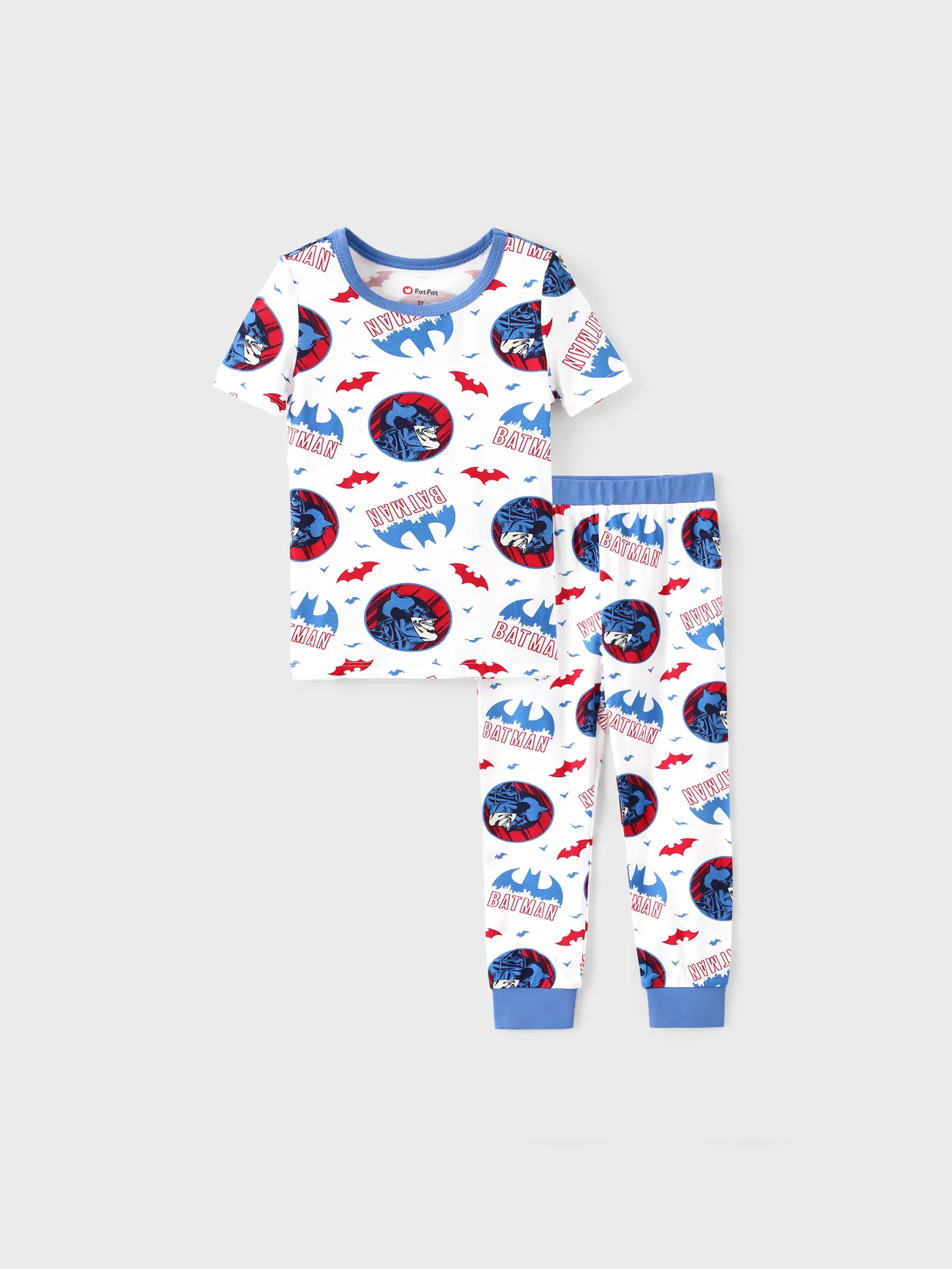 Justice League Toddler/Kid Boy 2pcs Batman Allover Print Colorblock Bamboo Short-sleeve Snug-Fitting Pajamas Set
Justice League Toddler/Kid Boy 2pcs Batman Allover Print Colorblock Bamboo Short-sleeve Snug-Fitting Pajamas Set