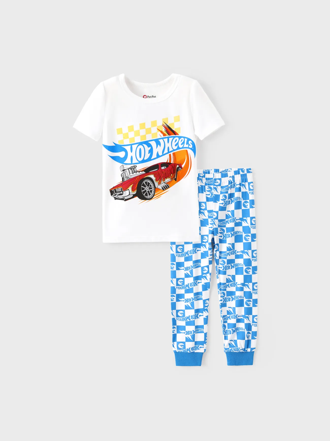 Hot Wheels Toddler Boy 2pcs Car Pattern Plaid Colorblock Bamboo Snug-Fitting Pajama Set
Hot Wheels Toddler Boy 2pcs Car Pattern Plaid Colorblock Bamboo Snug-Fitting Pajama Set
