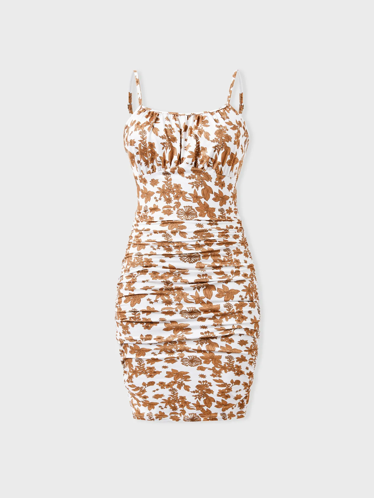 Family Matching Colorblock Cotton Tee or Flora Print Strap Body-con Dress or Mesh Splicing Dress
Family Matching Colorblock Cotton Tee or Flora Print Strap Body-con Dress or Mesh Splicing Dress