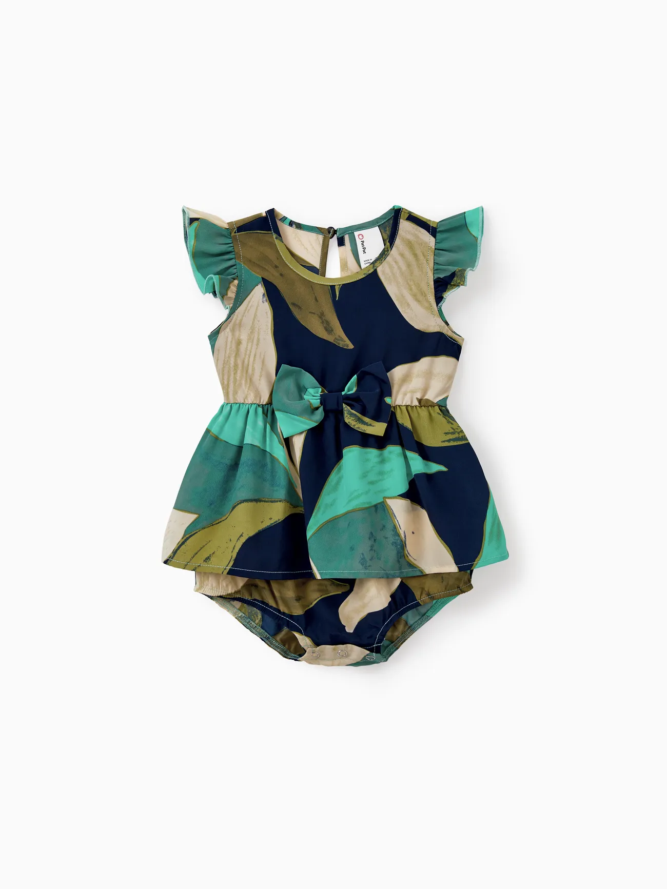 Family Matching Outfits Elegant Navy Blue & Green Leaf Print Dress or Colorblock Casual T-Shirt
Family Matching Outfits Elegant Navy Blue & Green Leaf Print Dress or Colorblock Casual T-Shirt