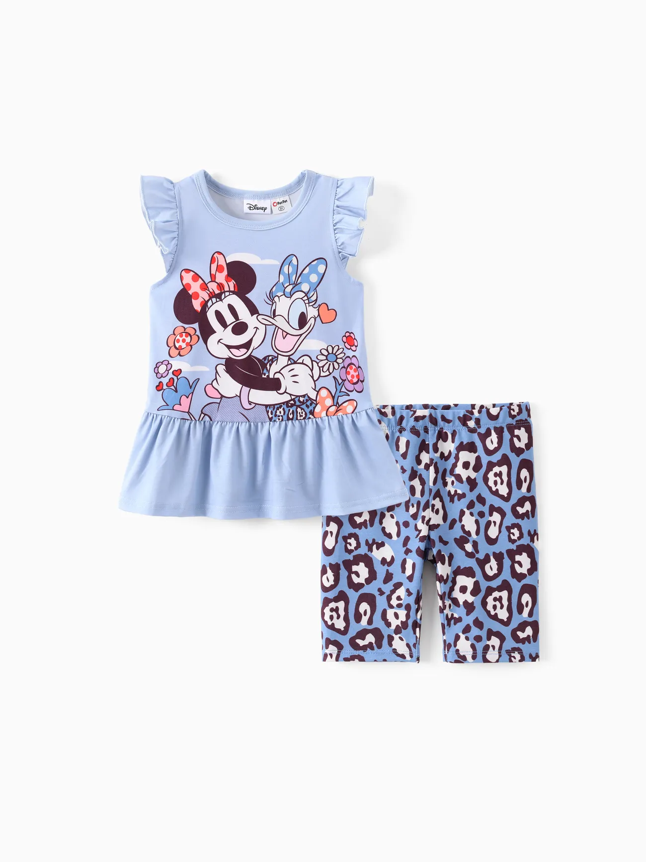 Disney Mickey and Friends Toddler Girl 2pcs Minnie Mouse Ruffle-sleeve Top And Naia™ Floral/Leopard Print Pants Set
Disney Mickey and Friends Toddler Girl 2pcs Minnie Mouse Ruffle-sleeve Top And Naia™ Floral/Leopard Print Pants Set