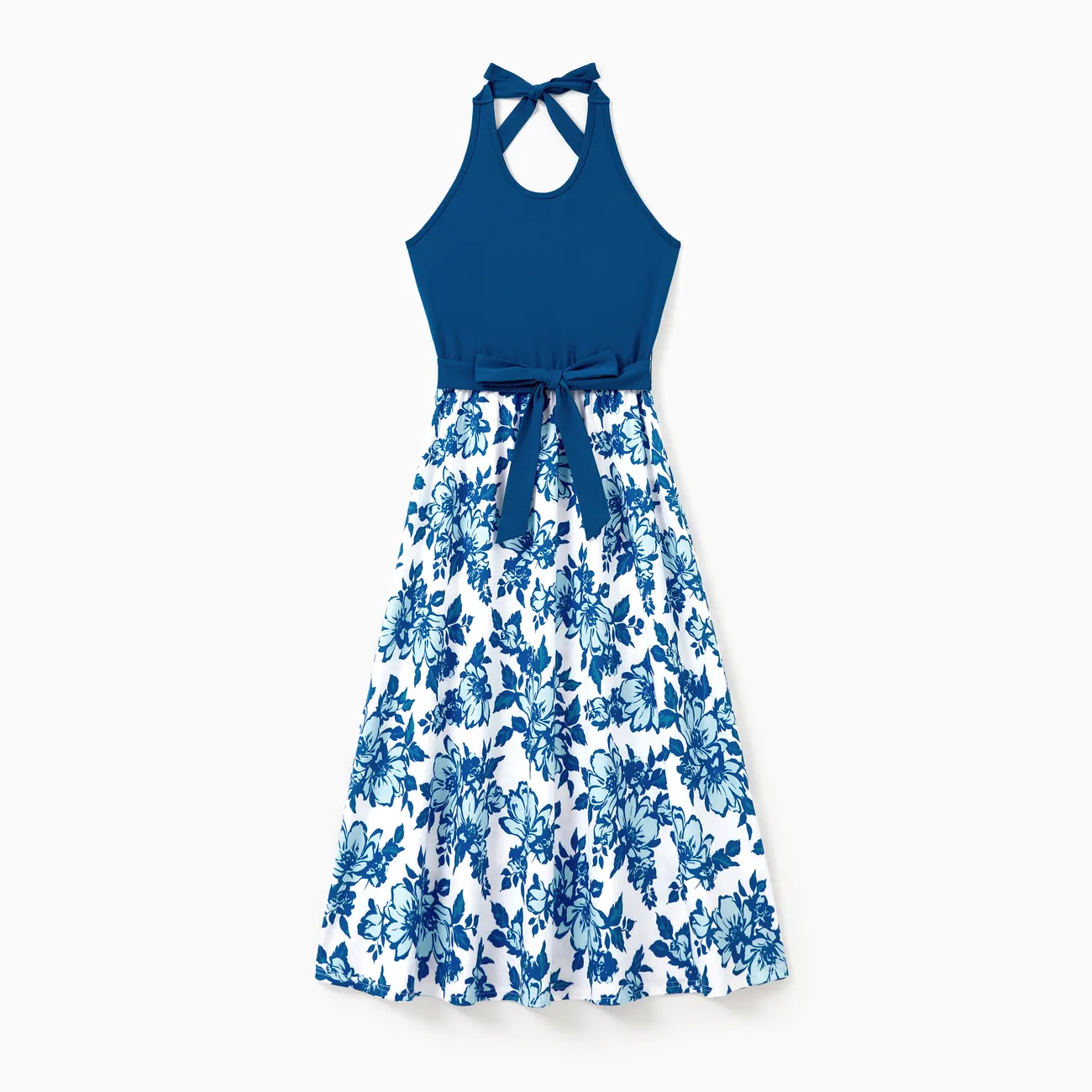 Family Matching Outfits Blue Floral Summer Clothes Halter Dress, or Colorblock T-Shirt Coordinated Look for Beach, Vacation, Photoshoot
Family Matching Outfits Blue Floral Summer Clothes Halter Dress, or Colorblock T-Shirt Coordinated Look for Beach, Vacation, Photoshoot
