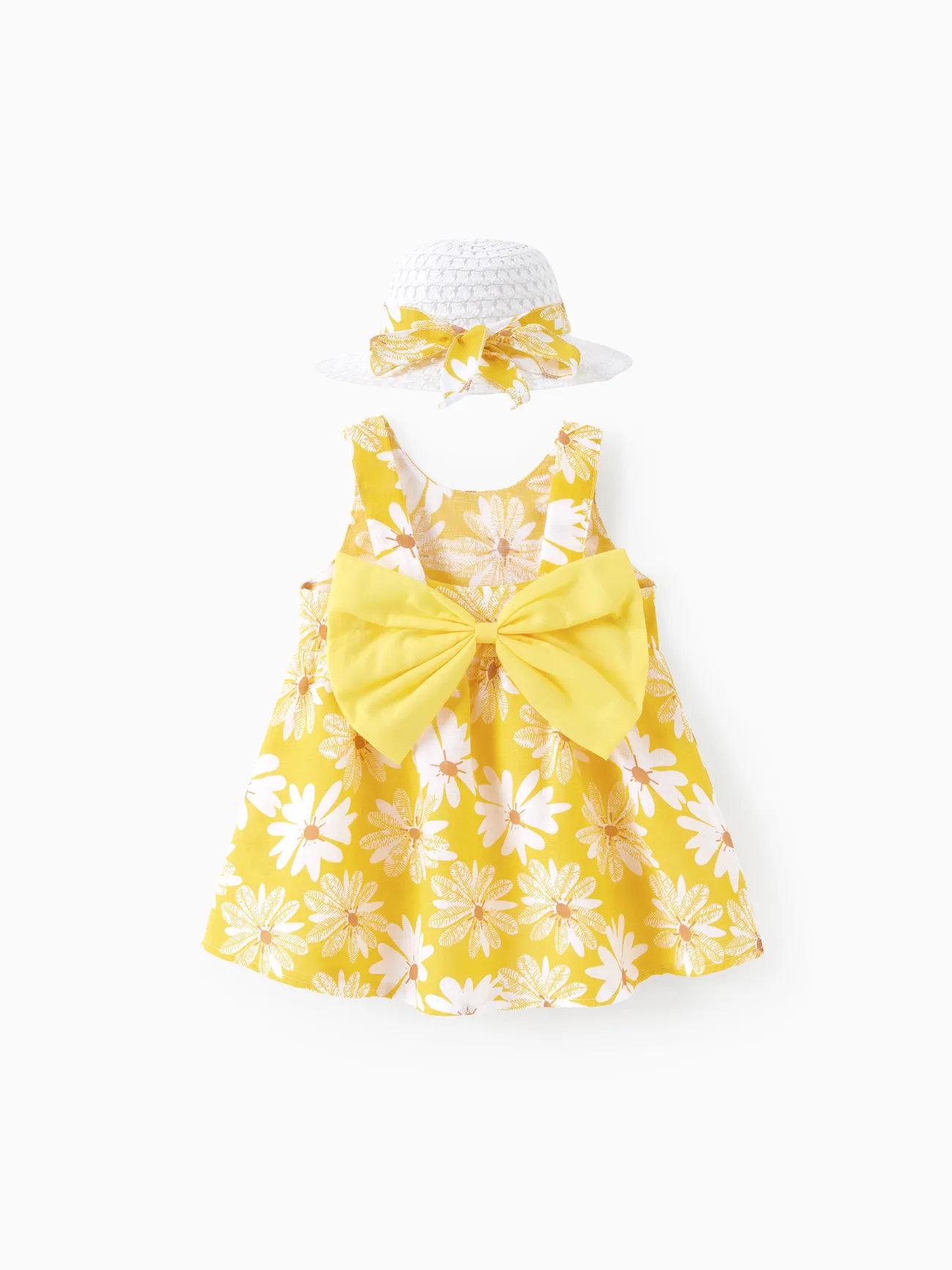 2pcs Baby Girl Little Daisy Bowknot Dress Set
2pcs Baby Girl Little Daisy Bowknot Dress Set