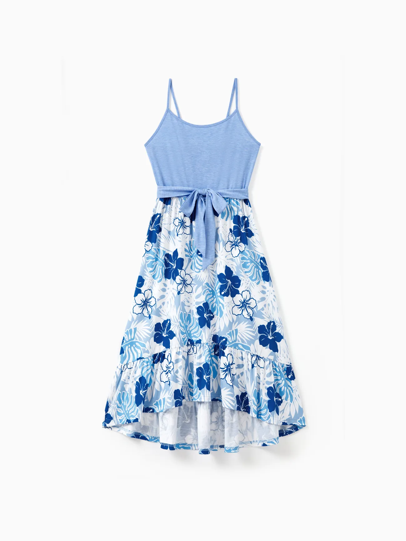 Family Matching Outfits Flora Print Short-sleeve Shirt or Strap Ruffle Hem Dress Summer Vacation Set
Family Matching Outfits Flora Print Short-sleeve Shirt or Strap Ruffle Hem Dress Summer Vacation Set