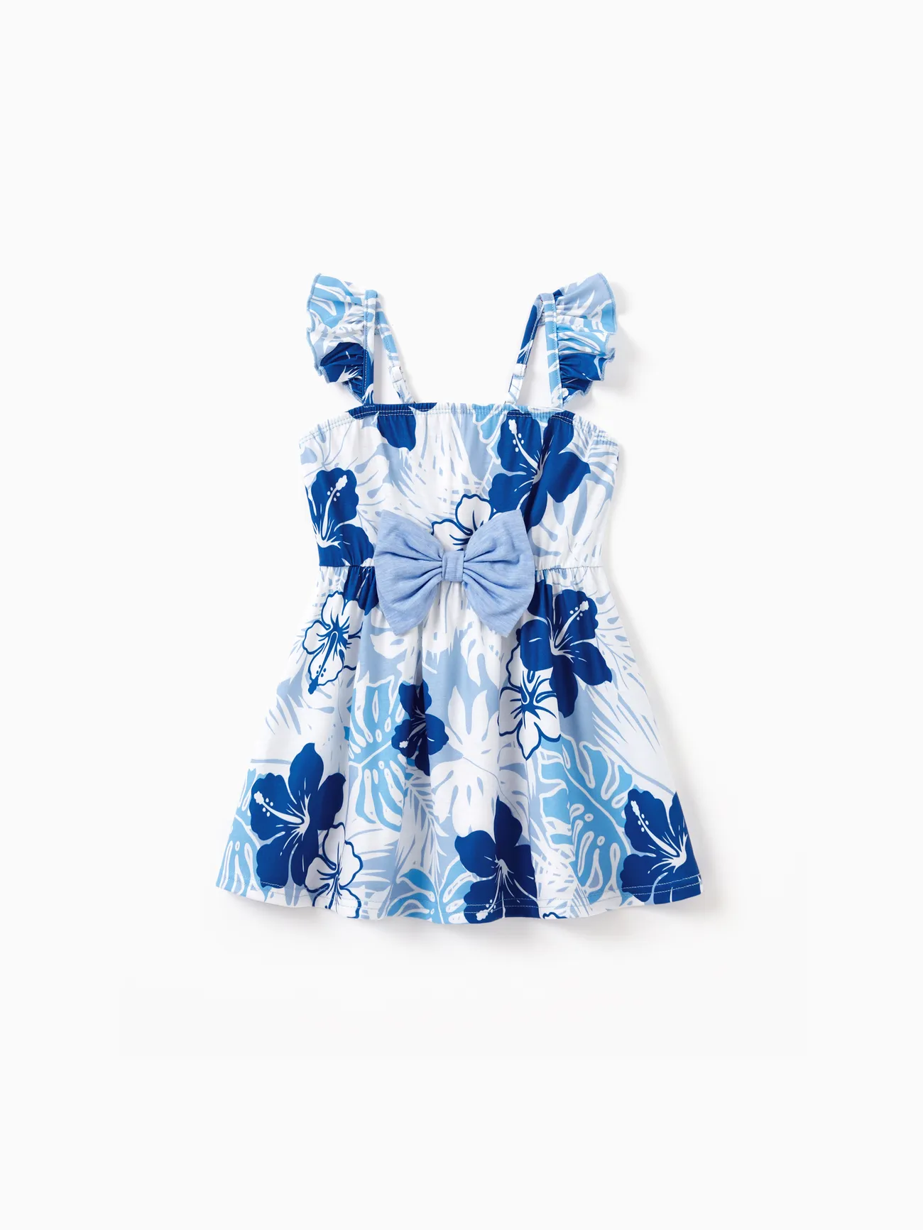 Family Matching Outfits Flora Print Short-sleeve Shirt or Strap Ruffle Hem Dress Summer Vacation Set 
Family Matching Outfits Flora Print Short-sleeve Shirt or Strap Ruffle Hem Dress Summer Vacation Set