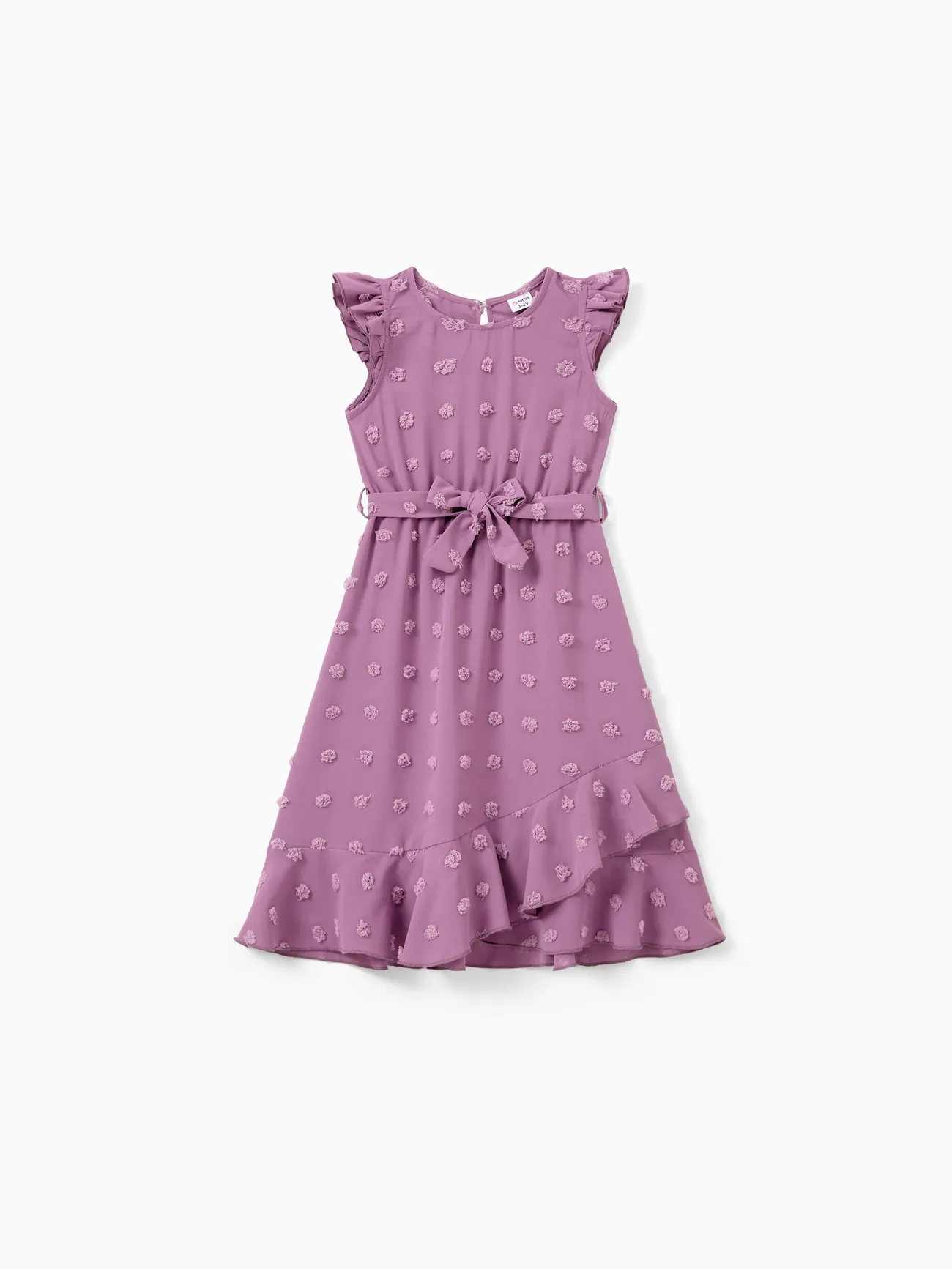 Mommy and Me Matching Dresses Ruffle Sleeve Purple Belted Summer Dress
Mommy and Me Matching Dresses Ruffle Sleeve Purple Belted Summer Dress