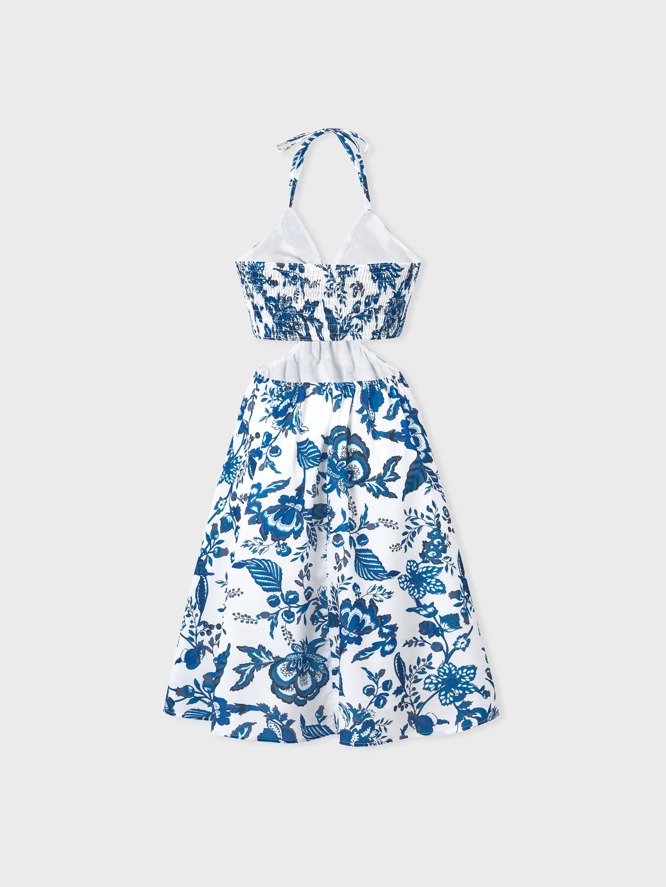 Mommy and Me Dresses Blue Leaf Print Cut out waist Smocked Back Halter/ Strap Dress for Hawaii/Cruise/Resort/ Family Matching Outfits Casual Wear
Mommy and Me Dresses Blue Leaf Print Cut out waist Smocked Back Halter/ Strap Dress for Hawaii/Cruise/Resort/ Family Matching Outfits Casual Wear