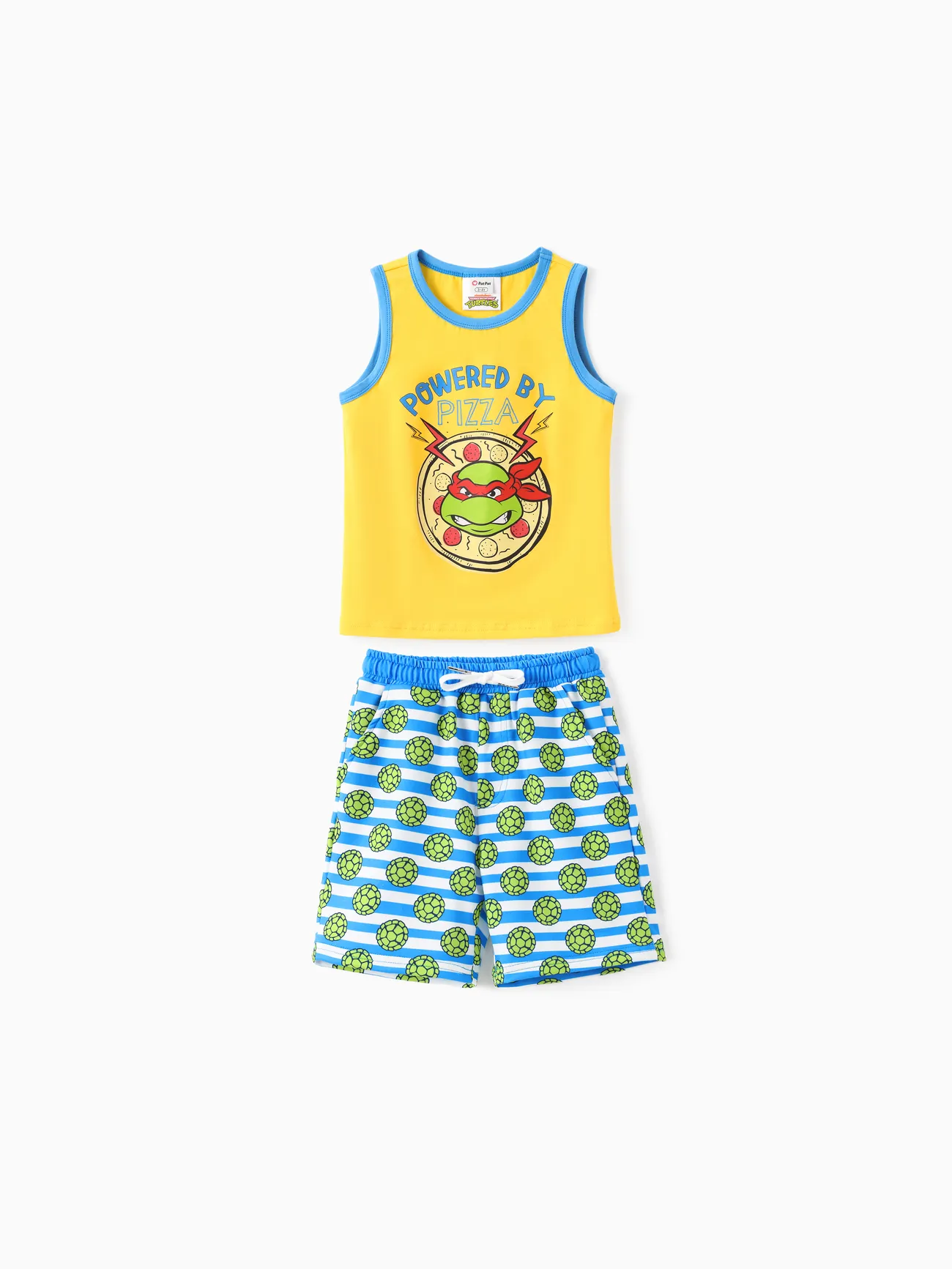 Teenage Mutant Ninja Turtle Toddler/Kid Boy 2-Piece Tank Top and Elasticized Shorts Set
Teenage Mutant Ninja Turtle Toddler/Kid Boy 2-Piece Tank Top and Elasticized Shorts Set