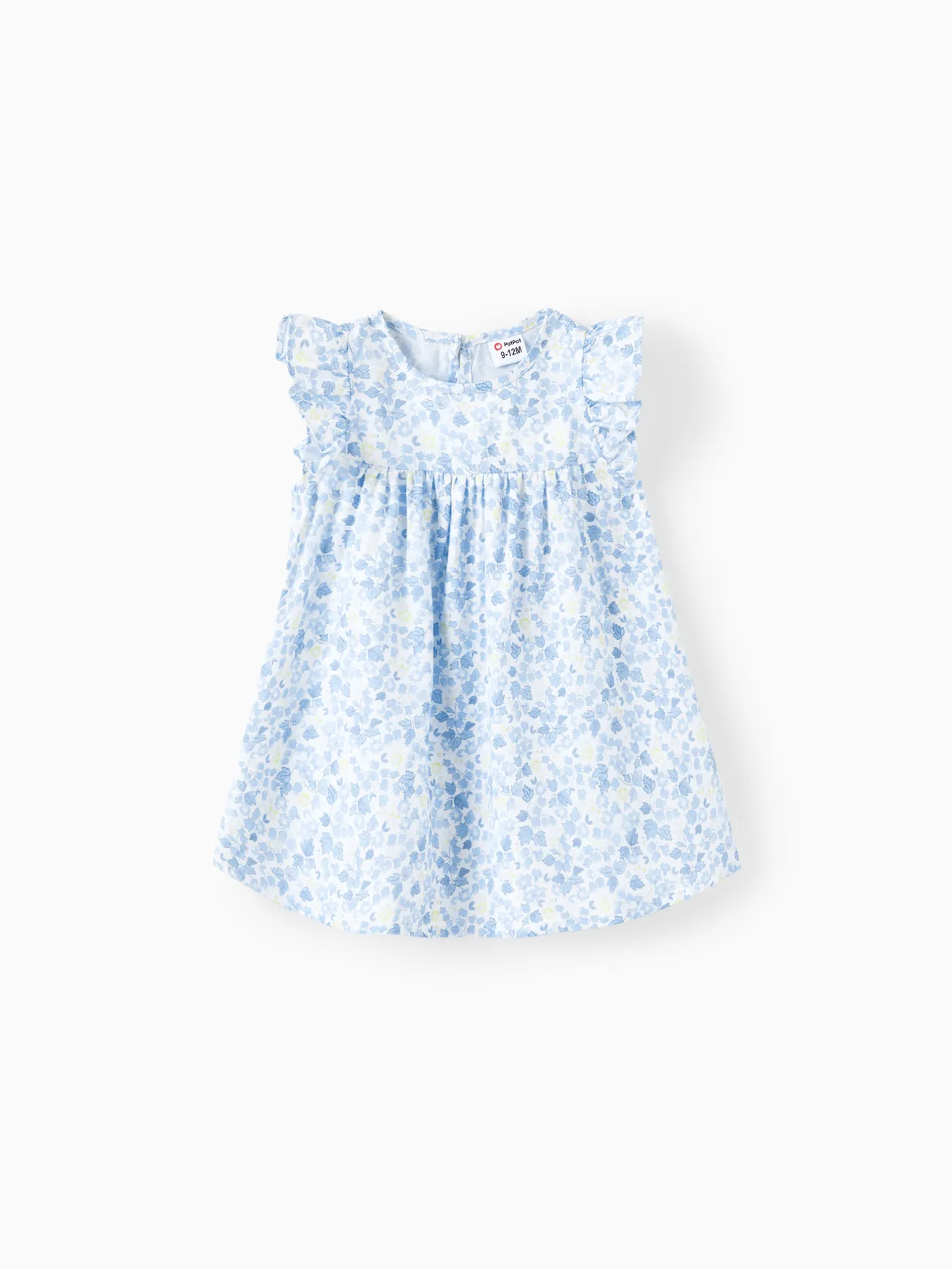 Baby Girl Sweet Flutter-sleeve Floral Dress 
Baby Girl Sweet Flutter-sleeve Floral Dress
