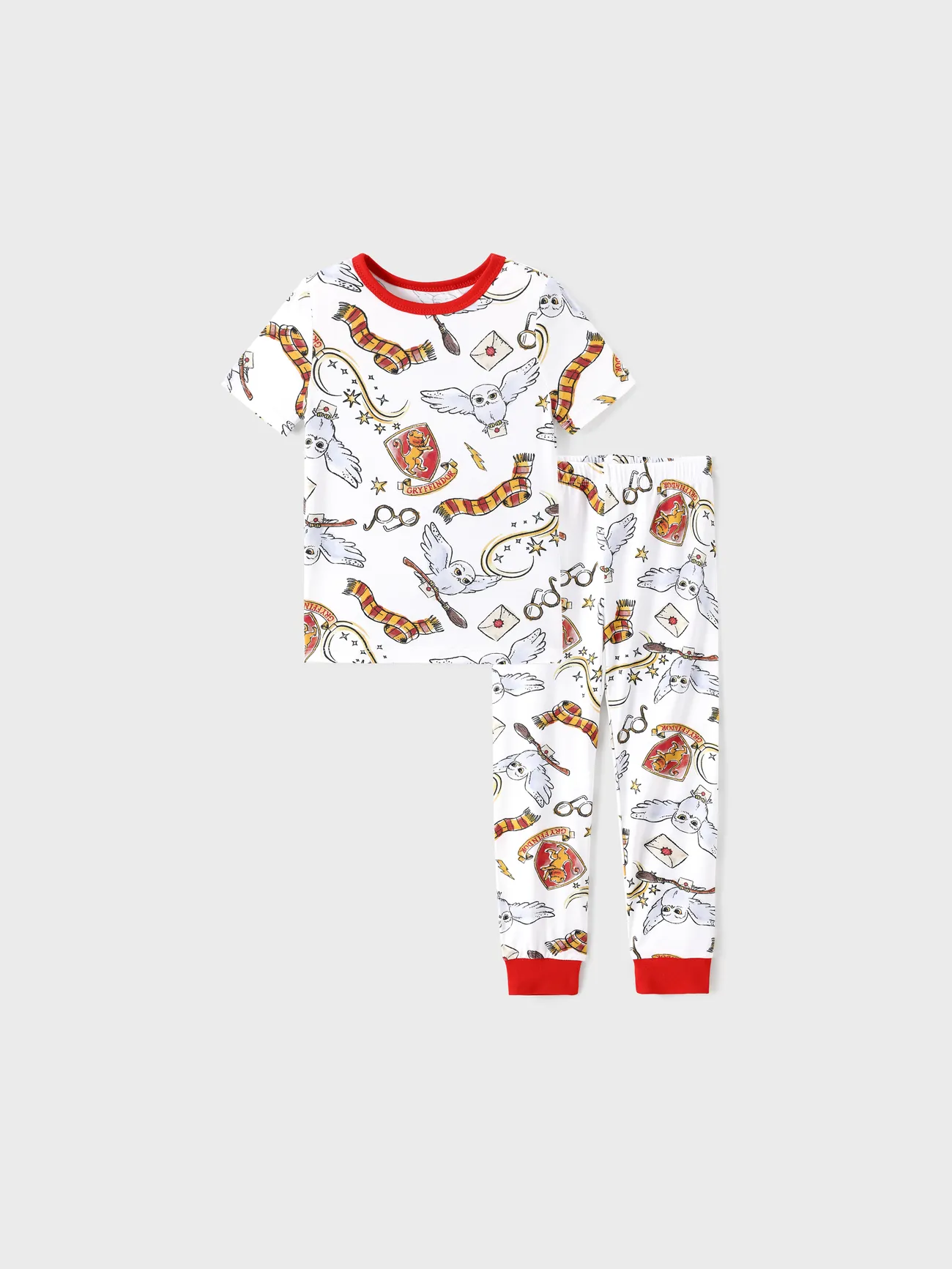 Harry Potter Toddler/Kid Boy 2pcs Bamboo Owl/College Badge Print Colorblock Short-sleeve Snug-Fitting Pajamas Set
Harry Potter Toddler/Kid Boy 2pcs Bamboo Owl/College Badge Print Colorblock Short-sleeve Snug-Fitting Pajamas Set