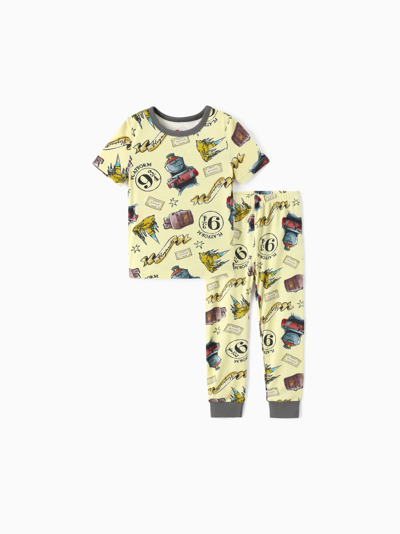 Harry Potter Toddler/Kid Boy 2pcs Bamboo Owl/College Badge Print Colorblock Short-sleeve Snug-Fitting Pajamas Set
Harry Potter Toddler/Kid Boy 2pcs Bamboo Owl/College Badge Print Colorblock Short-sleeve Snug-Fitting Pajamas Set