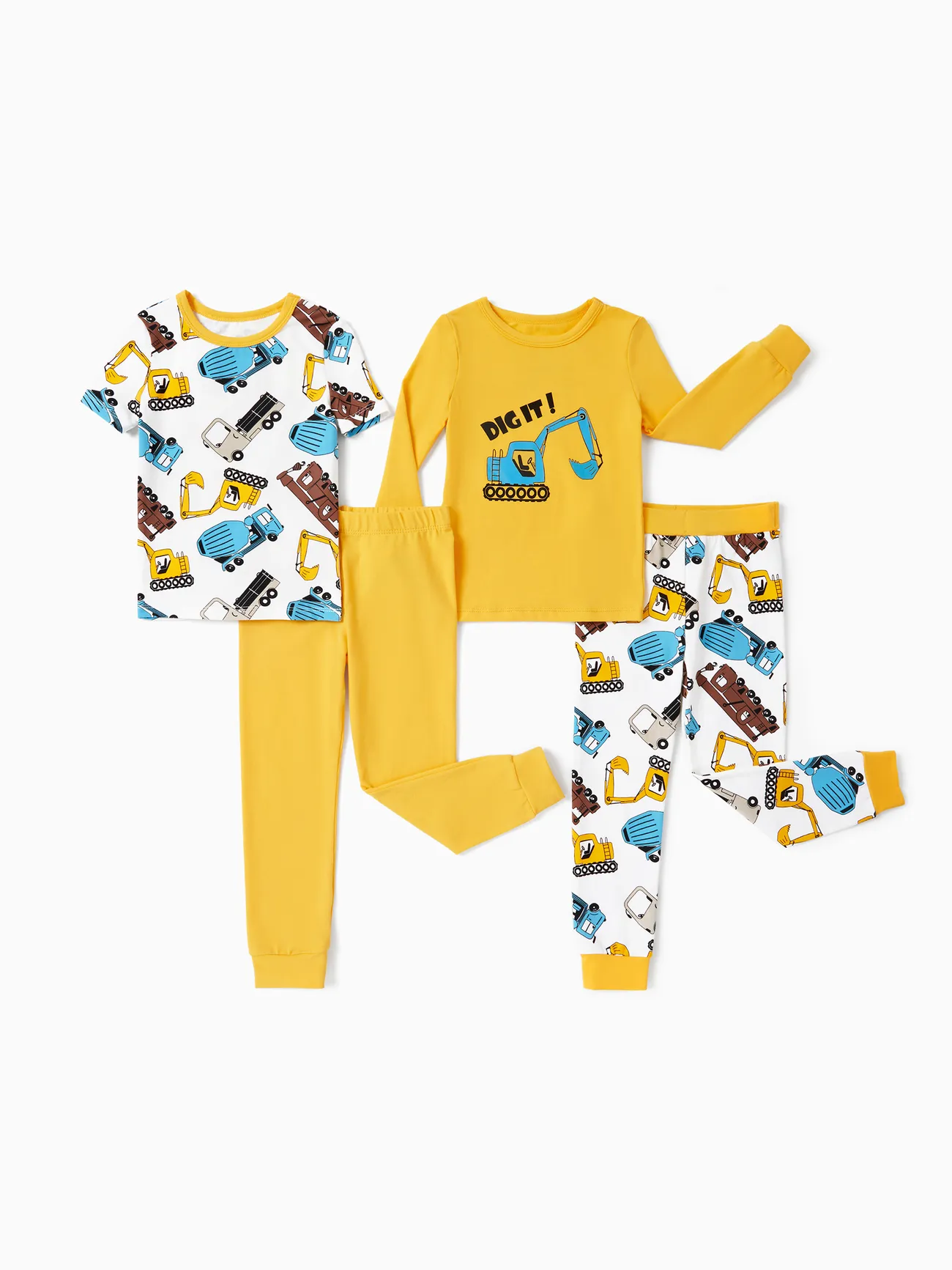 Toddler / Kids 4-piece Organic Cotton Pajamas 4-in 1 PJ Snug fit Pjs for Girls / Boys
Toddler / Kids 4-piece Organic Cotton Pajamas 4-in 1 PJ Snug fit Pjs for Girls / Boys