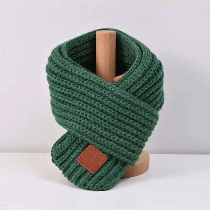 

Basic thickened Warm knitted scarf for Toddler/kids/adult