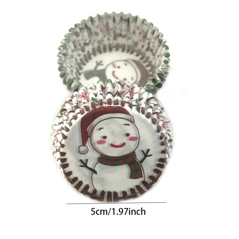 100pcs Christmas Printed Greaseproof Paper Cupcake Liners Baking Tool
100pcs Christmas Printed Greaseproof Paper Cupcake Liners Baking Tool