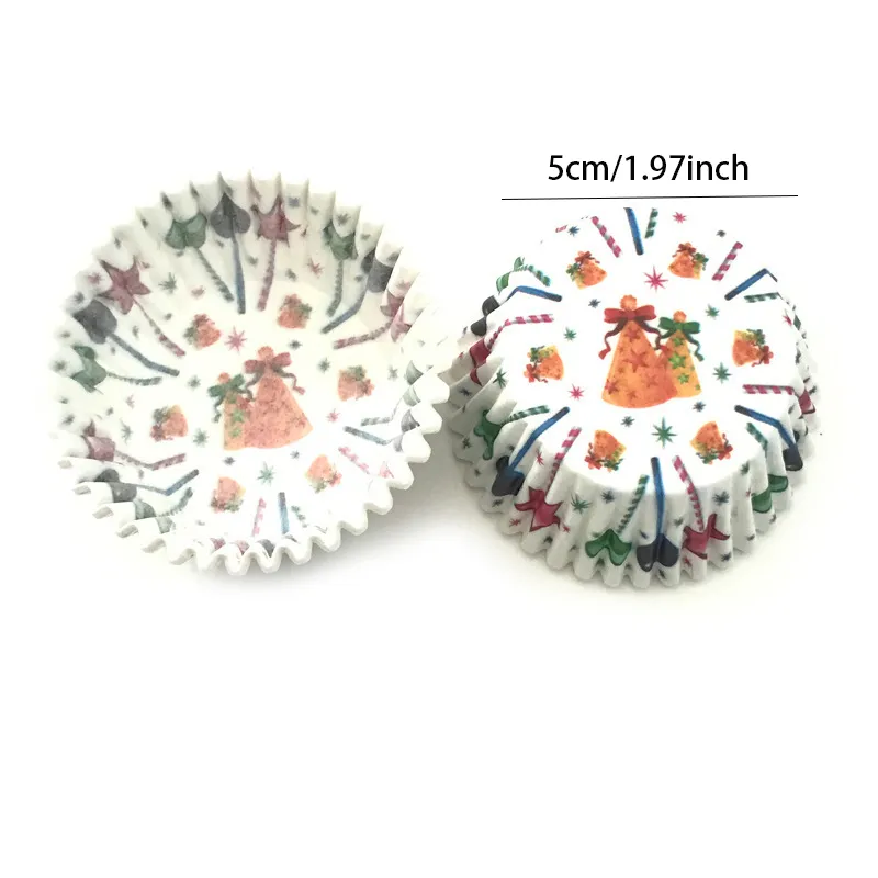 100pcs Christmas Printed Greaseproof Paper Cupcake Liners Baking Tool
100pcs Christmas Printed Greaseproof Paper Cupcake Liners Baking Tool