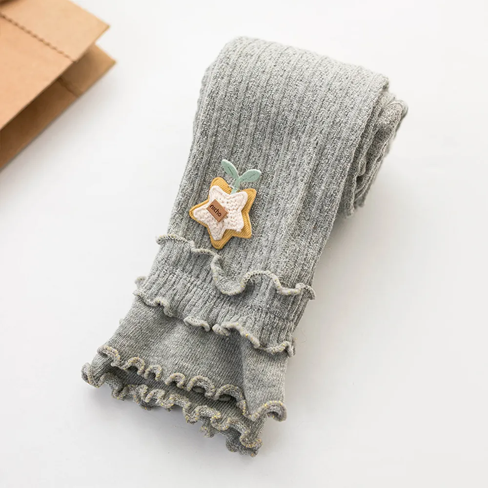 Baby/toddler popular Solid color fungus hem leggings
Baby/toddler popular Solid color fungus hem leggings