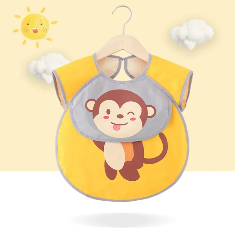 Baby Waterproof Eating Bib Apron with Short Sleeves
Baby Waterproof Eating Bib Apron with Short Sleeves