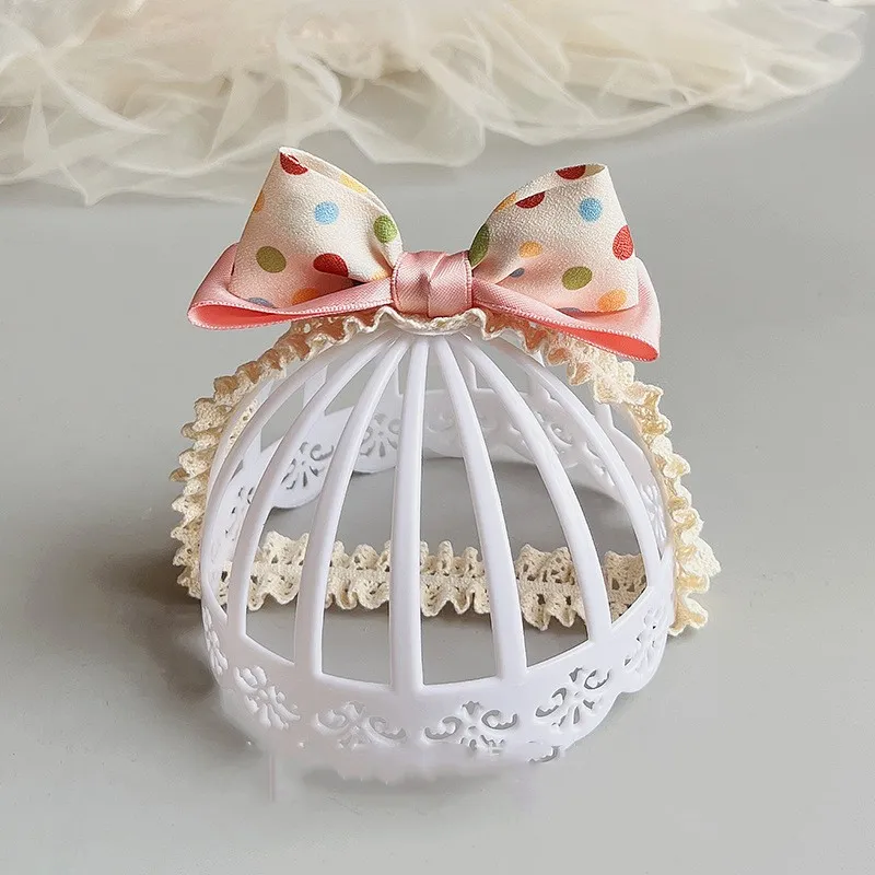 Baby Girl Sweet Style Polka dot Lace Elastic Bowknot Headband 
Baby Girl Sweet Style Polka dot Lace Elastic Bowknot Headband