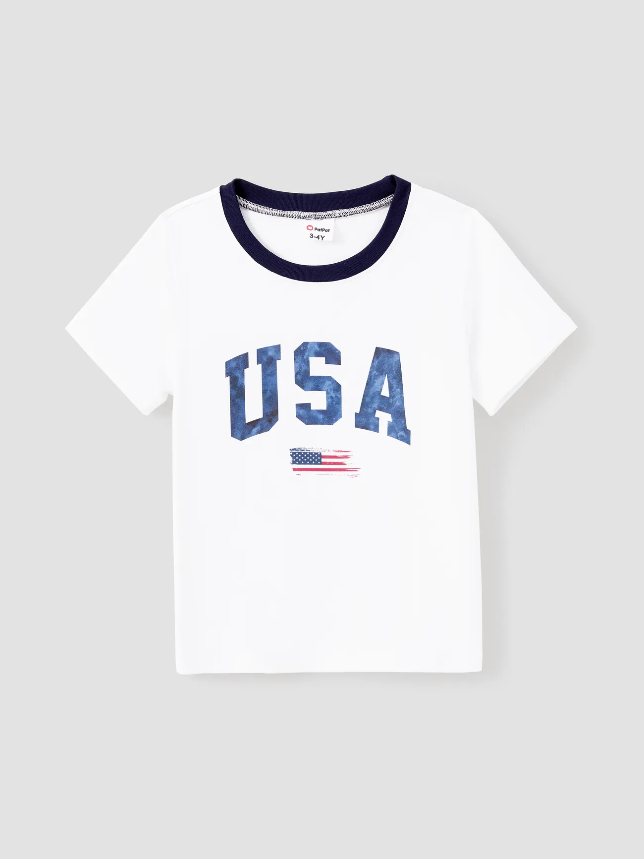 Independence Day Family Matching USA Print American Flag Cotton Short Sleeves Tops
Independence Day Family Matching USA Print American Flag Cotton Short Sleeves Tops
