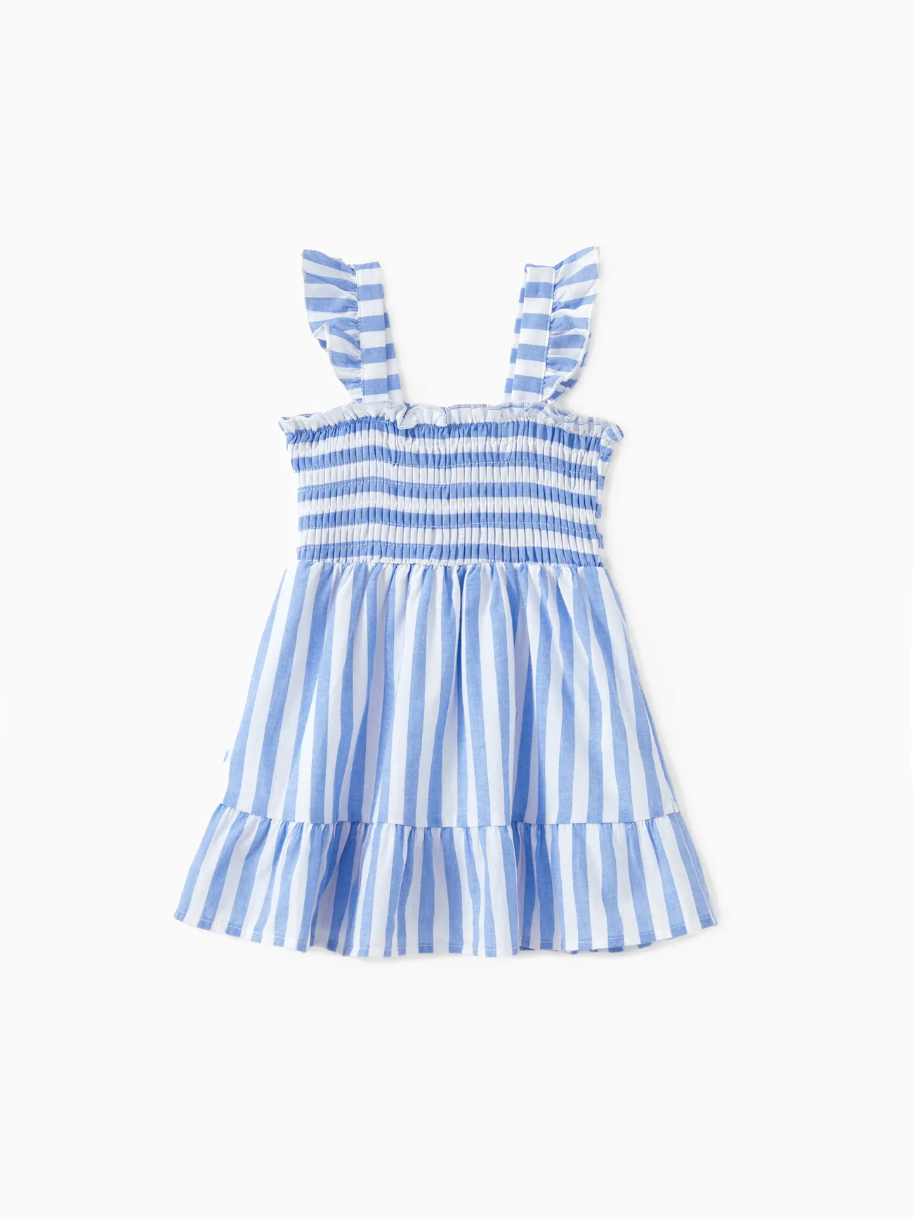 Family Matching Sets Blue Vertical Stripe Shirt or Shirred Cross Top Off Shoulder Dress
Family Matching Sets Blue Vertical Stripe Shirt or Shirred Cross Top Off Shoulder Dress