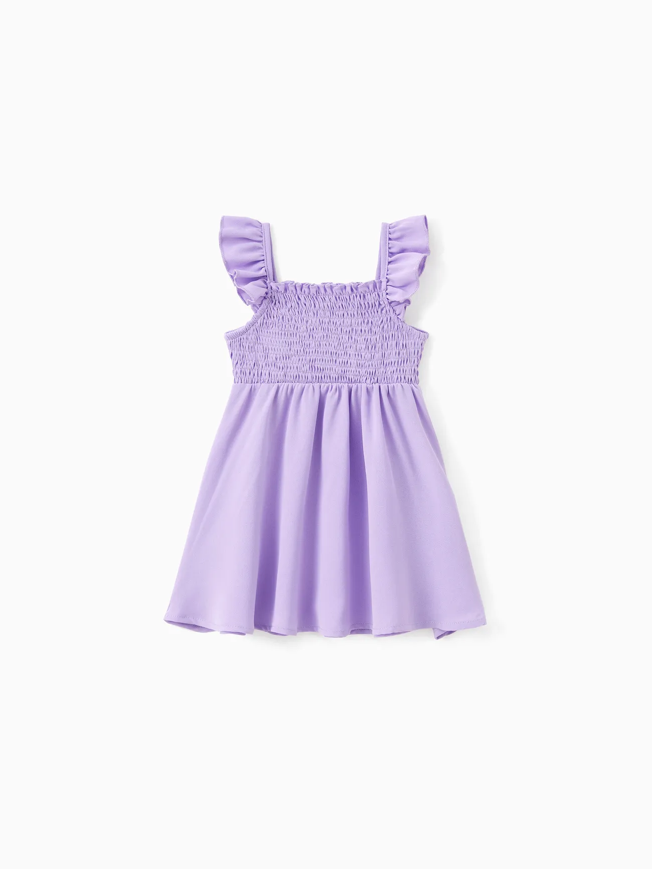 Family Matching Sets Purple Raglan Sleeves Tee or Shirred Top Ruffle Hem Strap Dress
Family Matching Sets Purple Raglan Sleeves Tee or Shirred Top Ruffle Hem Strap Dress