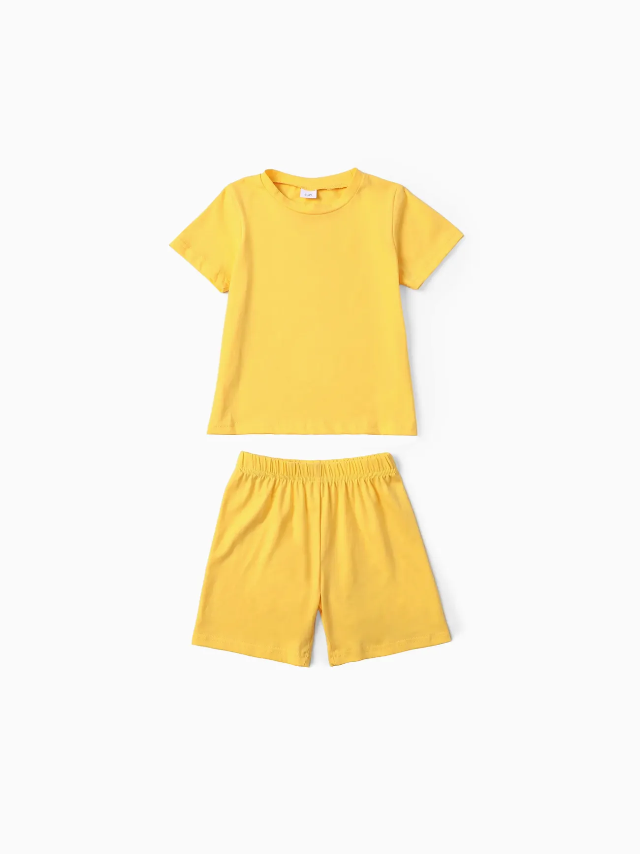 Toddler Boy/Girl 2pcs Cotton Solid Color Tee and Shorts Set
Toddler Boy/Girl 2pcs Cotton Solid Color Tee and Shorts Set