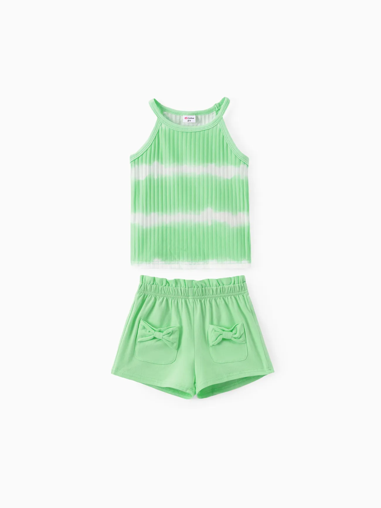 Toddler Boy/Girl 2pcs Tie-dyed Camisole and Bow Design Shorts Set
Toddler Boy/Girl 2pcs Tie-dyed Camisole and Bow Design Shorts Set