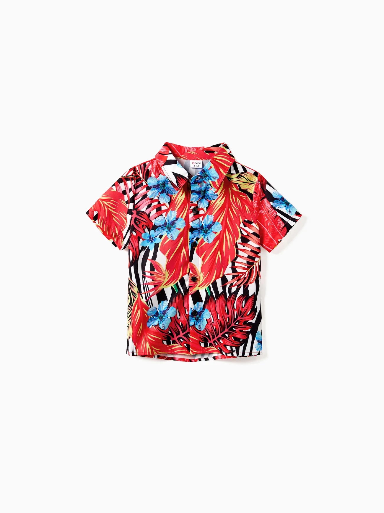 Family Matching Red Leaf Print Zebra Stripe Beach Shirt and High Neck Halter Belted Dress Sets
Family Matching Red Leaf Print Zebra Stripe Beach Shirt and High Neck Halter Belted Dress Sets