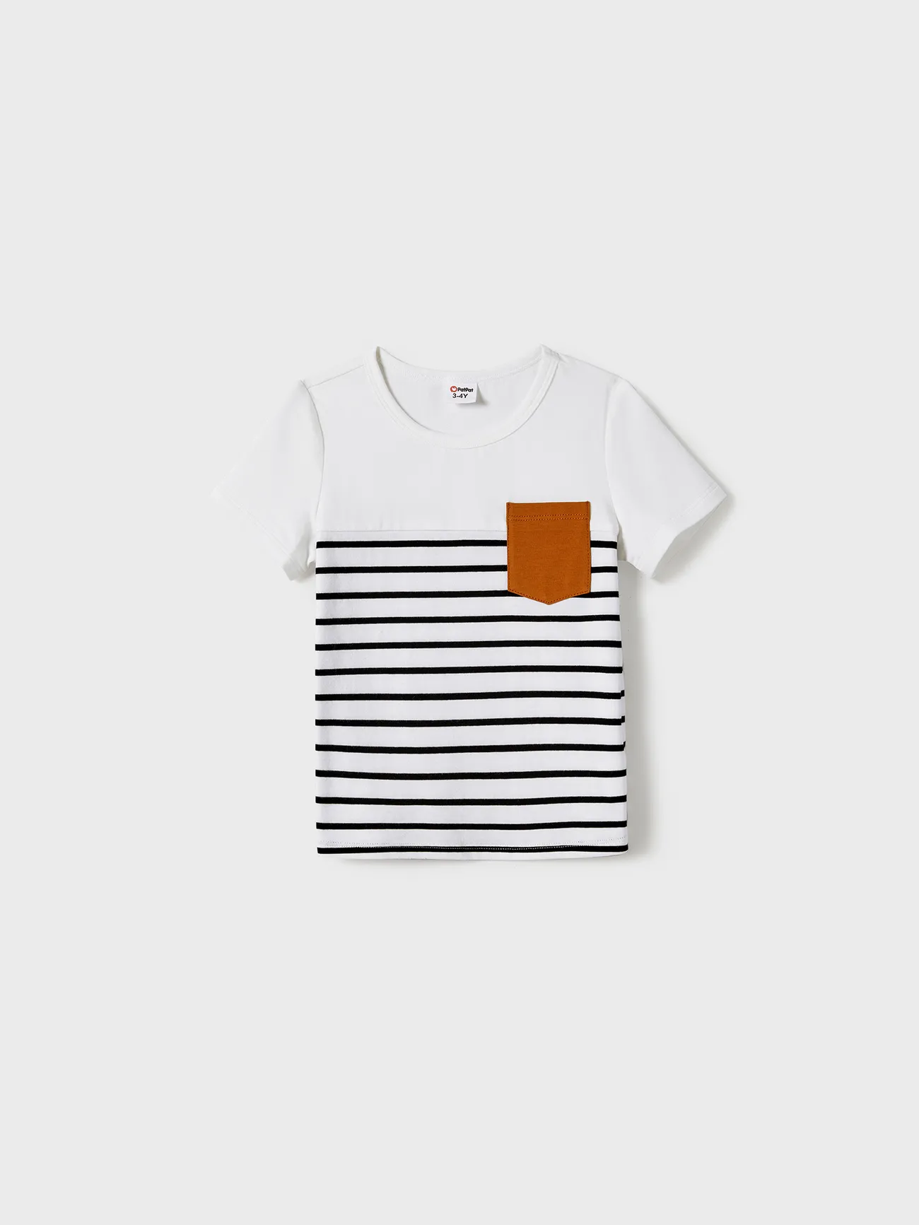 Family Matching 95% Cotton Stripe Asymmetrical Hem Short-sleeve Dresses and Stripe Panel T-shirts Sets
Family Matching 95% Cotton Stripe Asymmetrical Hem Short-sleeve Dresses and Stripe Panel T-shirts Sets