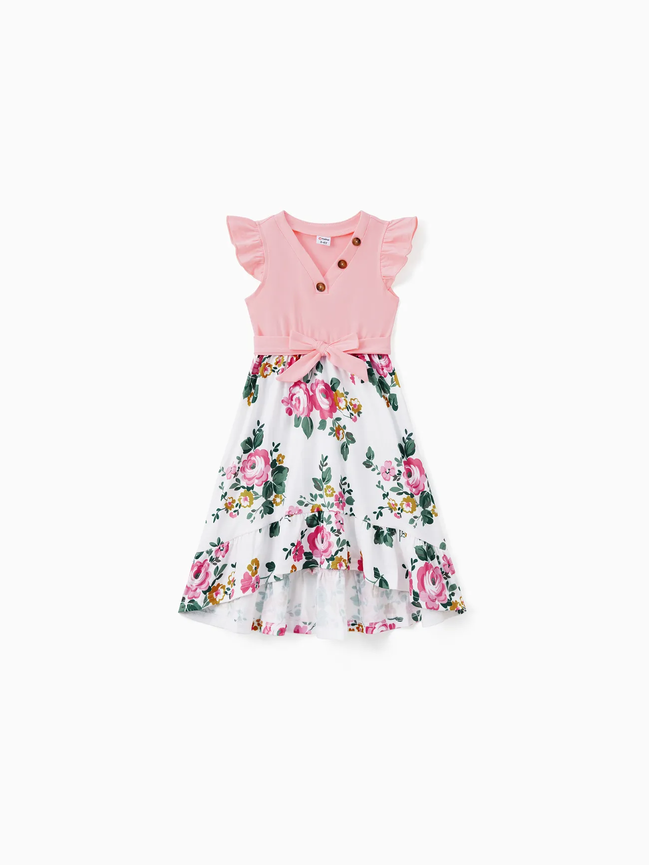 Family Matching Casual Dress or T-Shirt, Solid Color, Fabric Stitching
Family Matching Casual Dress or T-Shirt, Solid Color, Fabric Stitching