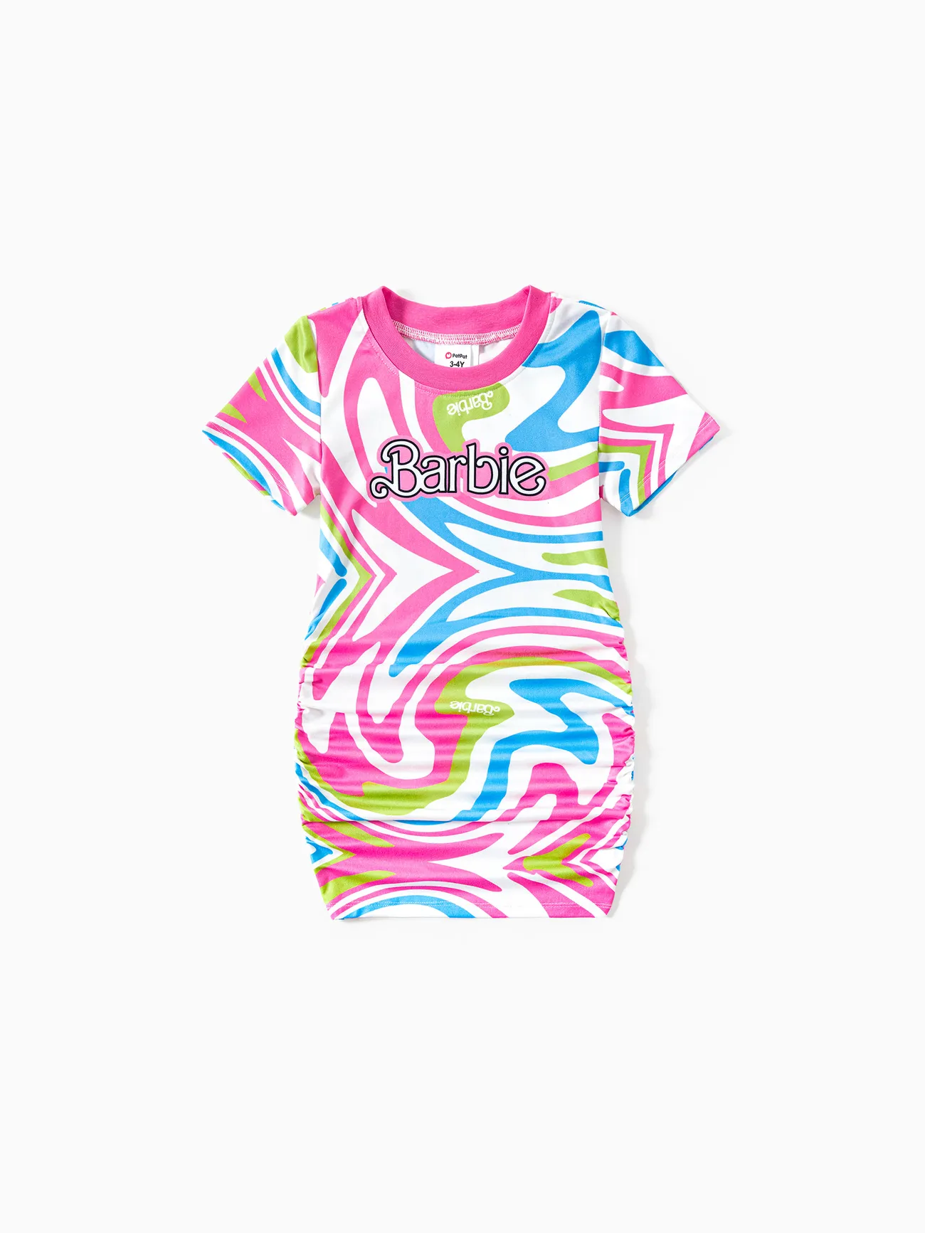 Barbie Mommy and Me Logo and Allover Colorful Grahic Print Fashionable Fitted Bodycon Dress
Barbie Mommy and Me Logo and Allover Colorful Grahic Print Fashionable Fitted Bodycon Dress