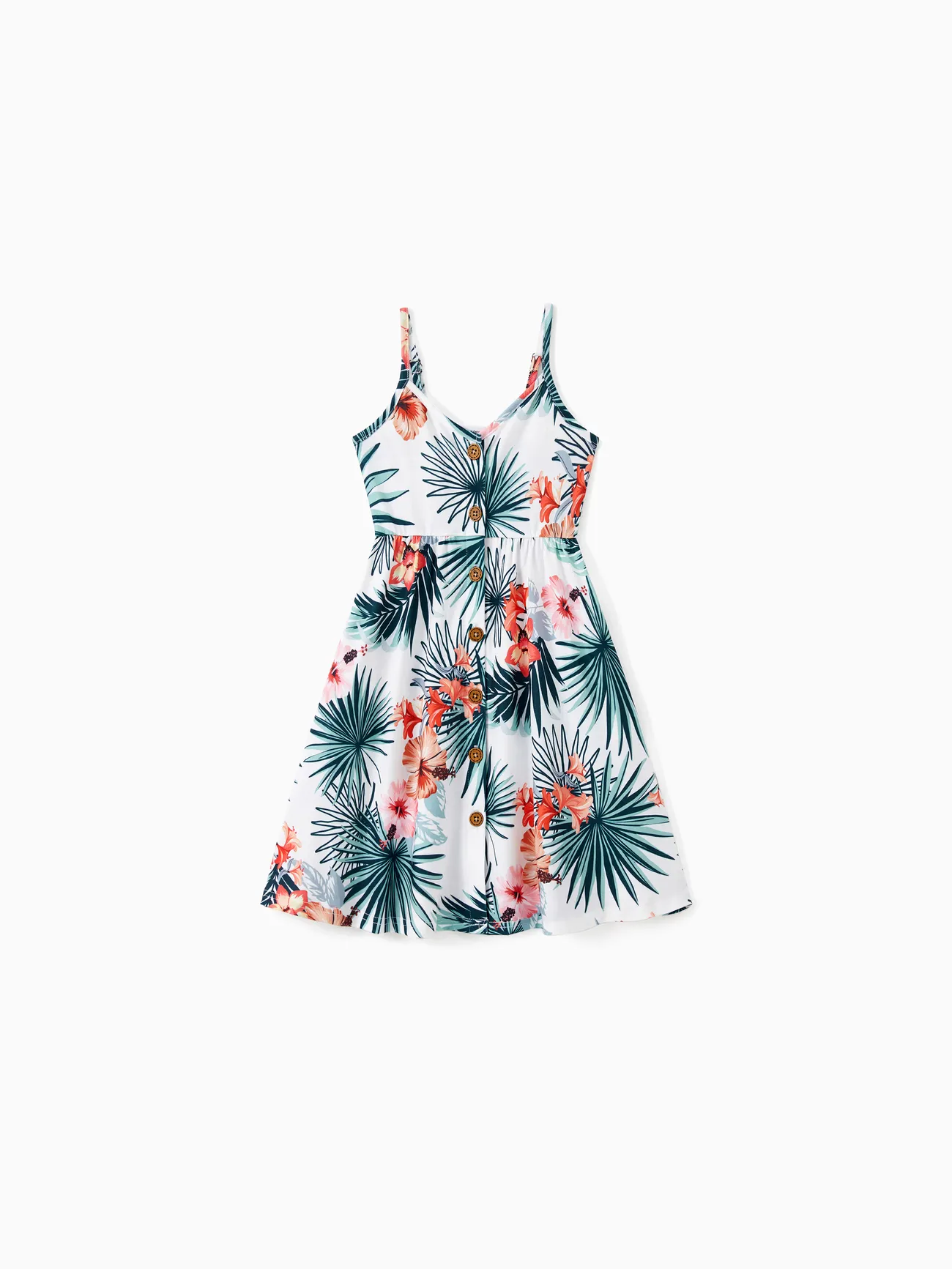 Family Matching Sets Floral Panel Tee or Shirred Back Button Up Strap Dress With Pockets
Family Matching Sets Floral Panel Tee or Shirred Back Button Up Strap Dress With Pockets