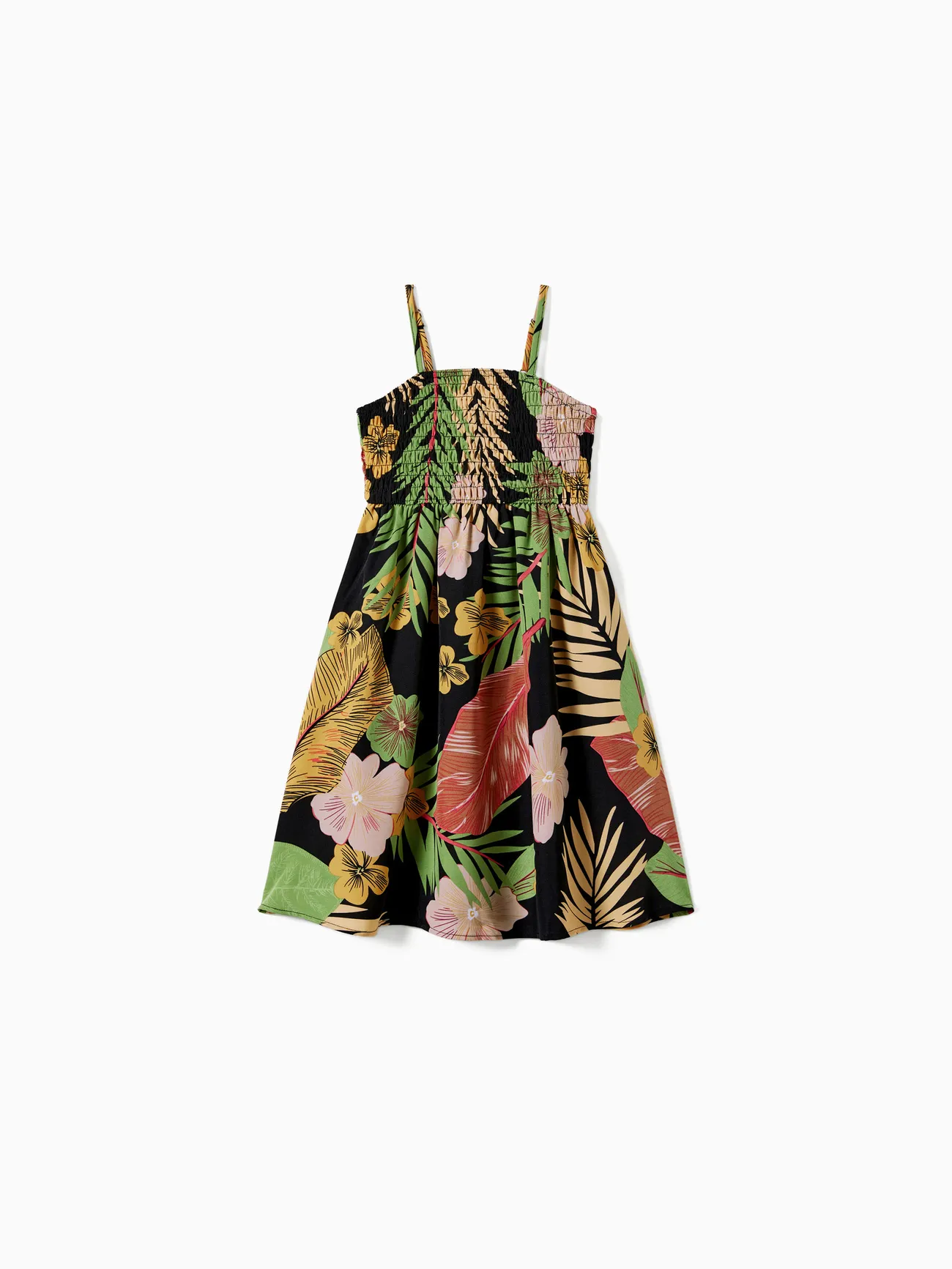 Family Matching Floral Beach Shirt and Split Hem Shirred Strap Dress Sets
Family Matching Floral Beach Shirt and Split Hem Shirred Strap Dress Sets