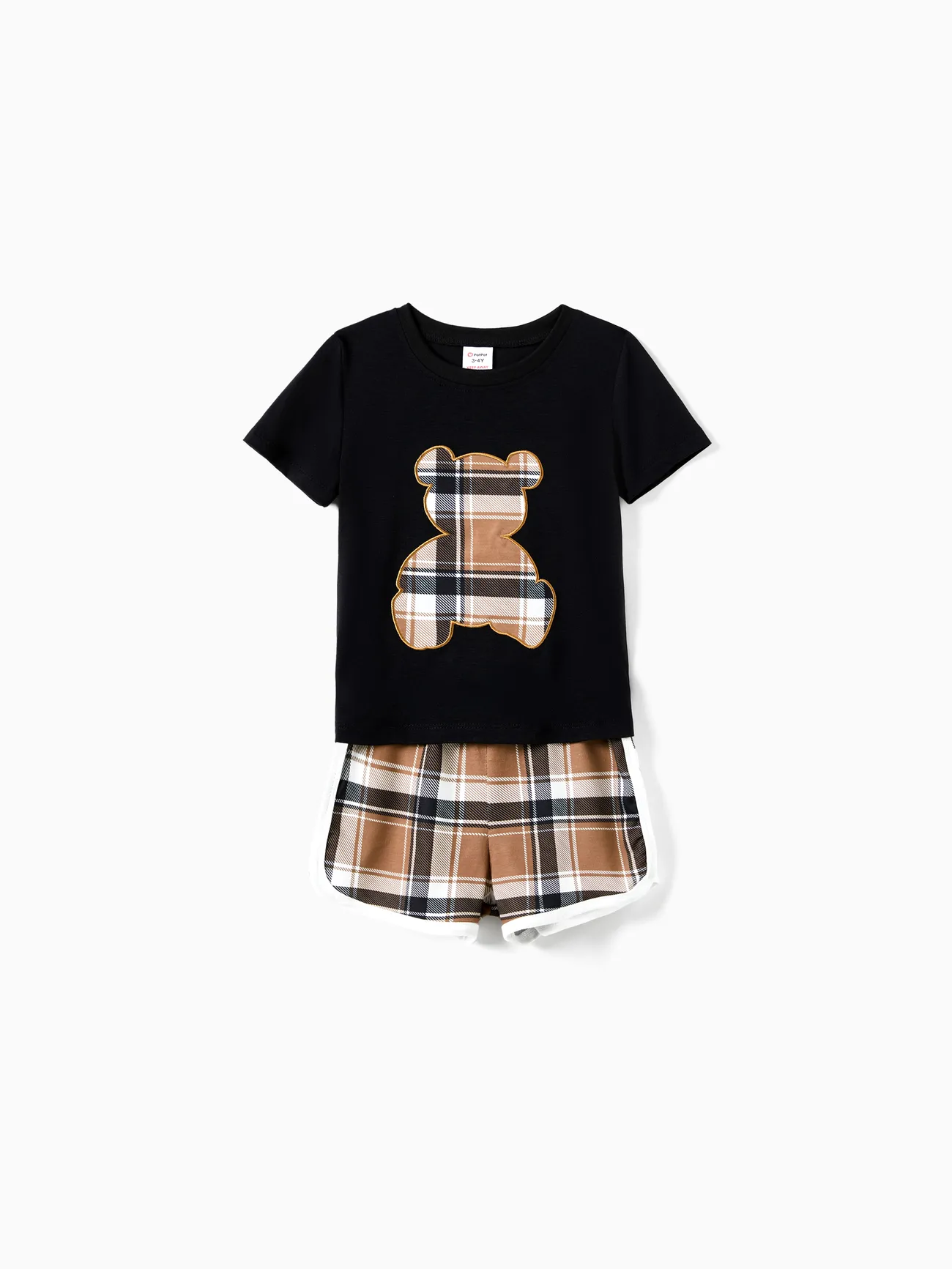 Family Matching Black Bear Top and Plaid Shorts Pajamas Sets
Family Matching Black Bear Top and Plaid Shorts Pajamas Sets