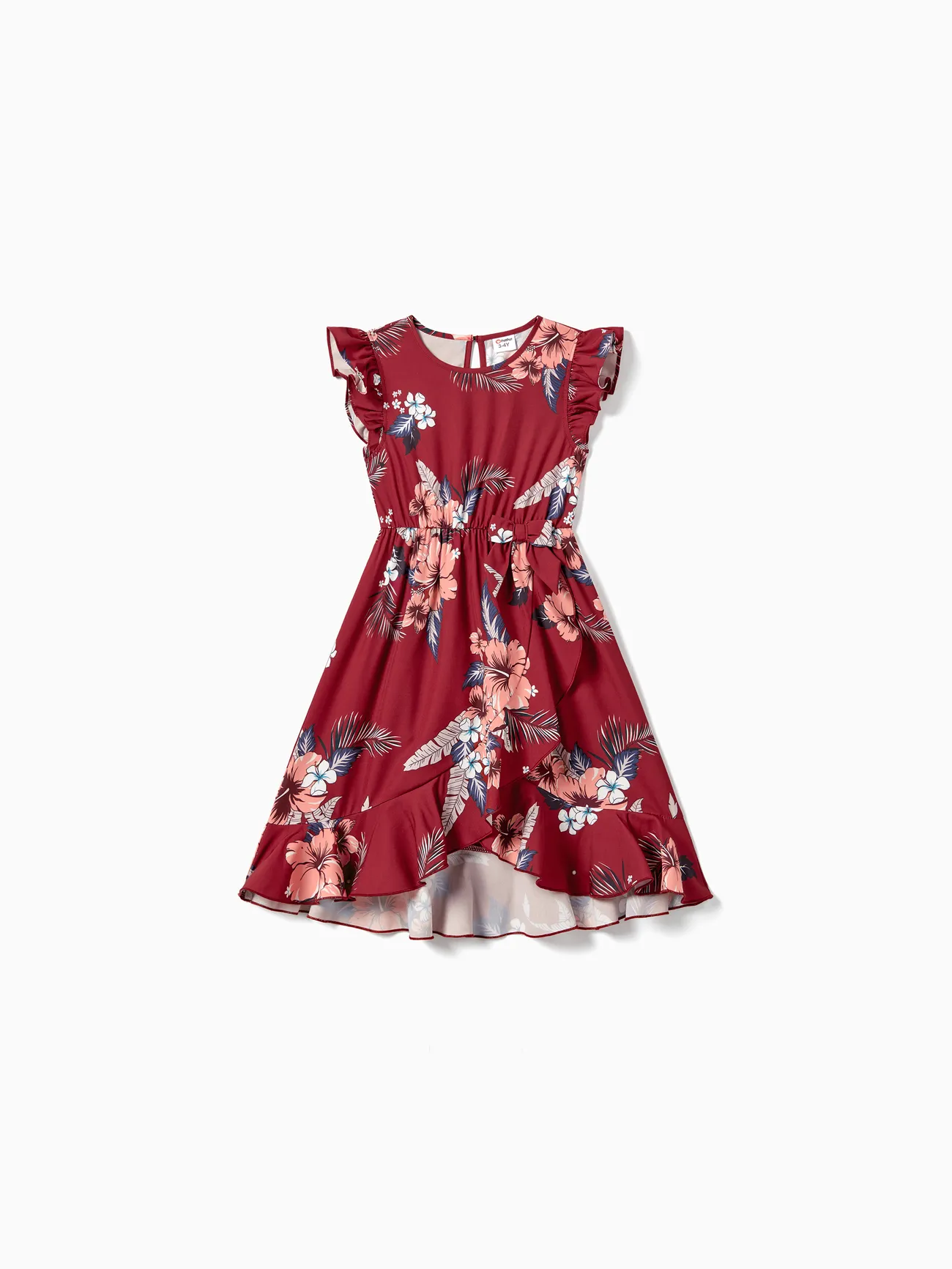 Family Matching Colorblock Polo Shirt and Floral Ruffle Hem Wrap Dress Sets
Family Matching Colorblock Polo Shirt and Floral Ruffle Hem Wrap Dress Sets