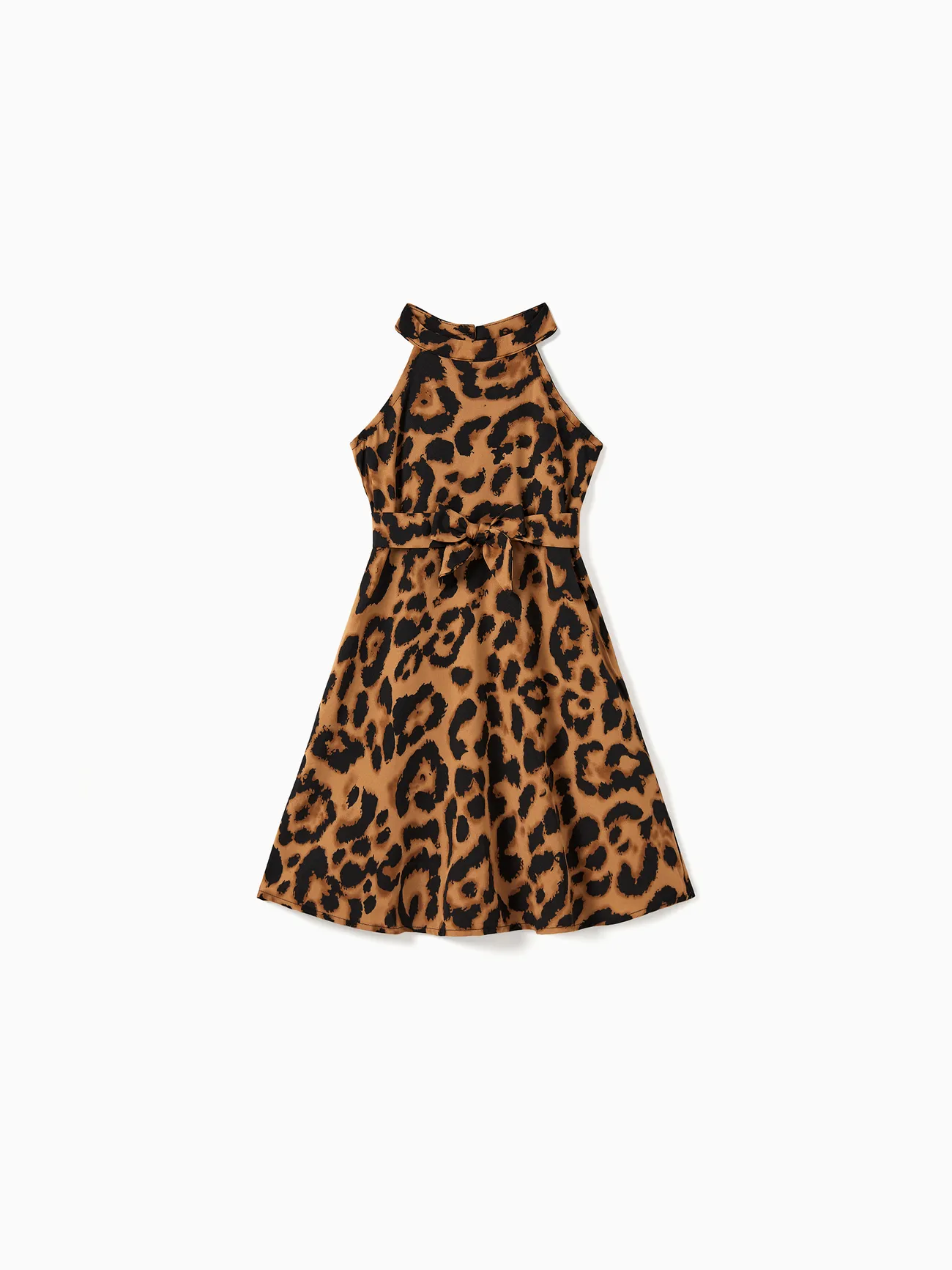 Family Matching Black Tee and Leopard Print High Neck Halter Tie Back Dress Sets
Family Matching Black Tee and Leopard Print High Neck Halter Tie Back Dress Sets