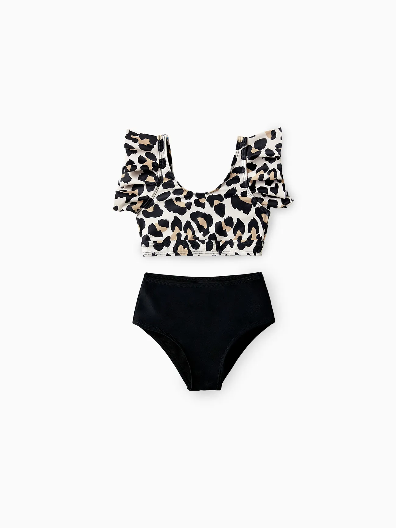 Family Matching Leopard Pattern Drawstring Swim Trunks or Ruffle Neck Two-Piece Bikini with Optional Cover Up Sarong Skirt
Family Matching Leopard Pattern Drawstring Swim Trunks or Ruffle Neck Two-Piece Bikini with Optional Cover Up Sarong Skirt
