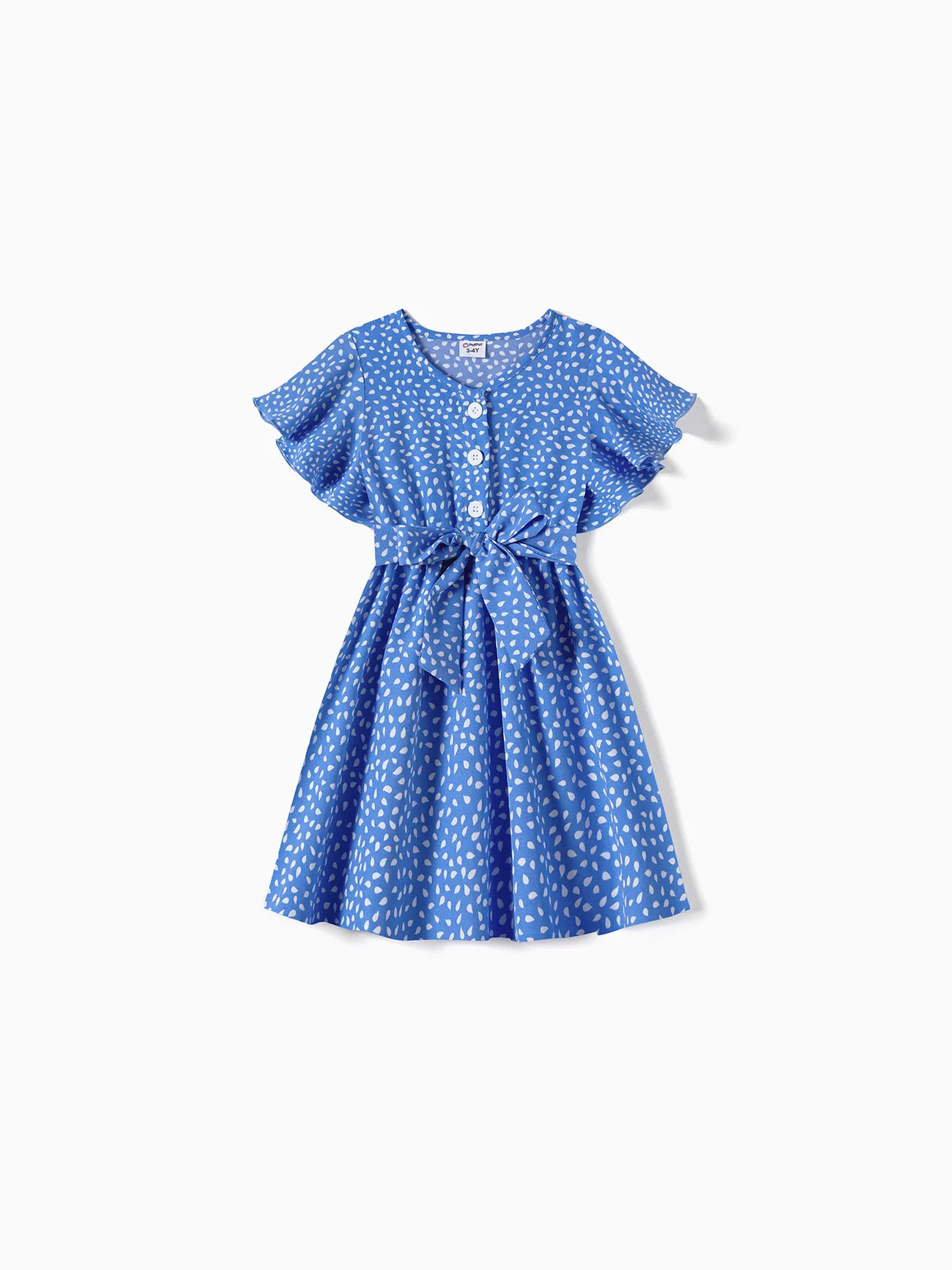 Family Matching Dots Pattern Belted Ruffle-sleeve Dresses and Colorblock T-shirts Sets
Family Matching Dots Pattern Belted Ruffle-sleeve Dresses and Colorblock T-shirts Sets