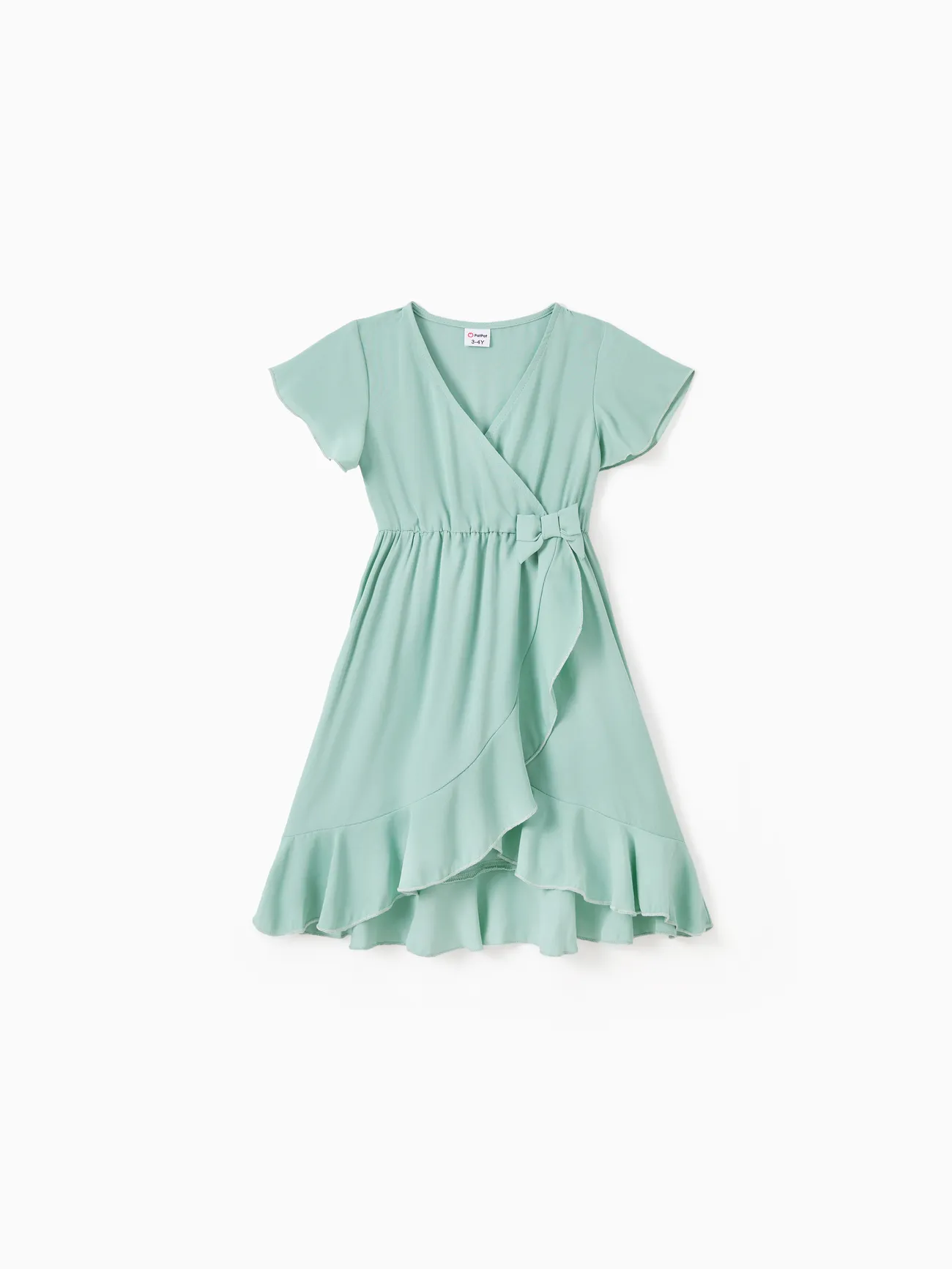 Family Matching Green Plaid Shirt or Ruffle Sleeves Bow Side Wrap Bottom Dress with Hidden Snap
Family Matching Green Plaid Shirt or Ruffle Sleeves Bow Side Wrap Bottom Dress with Hidden Snap