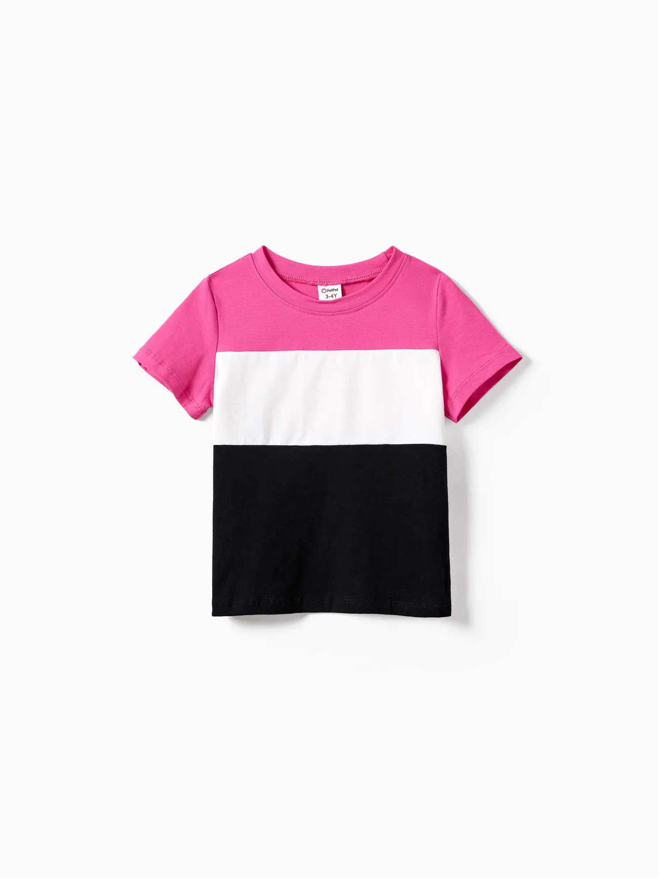 Family Matching Colorblock T-shirt and Hot Pink Button Neck-Tie Strap Dress Sets
Family Matching Colorblock T-shirt and Hot Pink Button Neck-Tie Strap Dress Sets