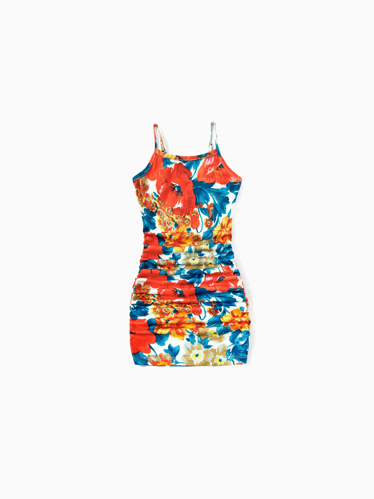 Family Matching Floral Panel T-Shirt and Ruched Drawstring Side Bodycon Strap Dress Sets
Family Matching Floral Panel T-Shirt and Ruched Drawstring Side Bodycon Strap Dress Sets