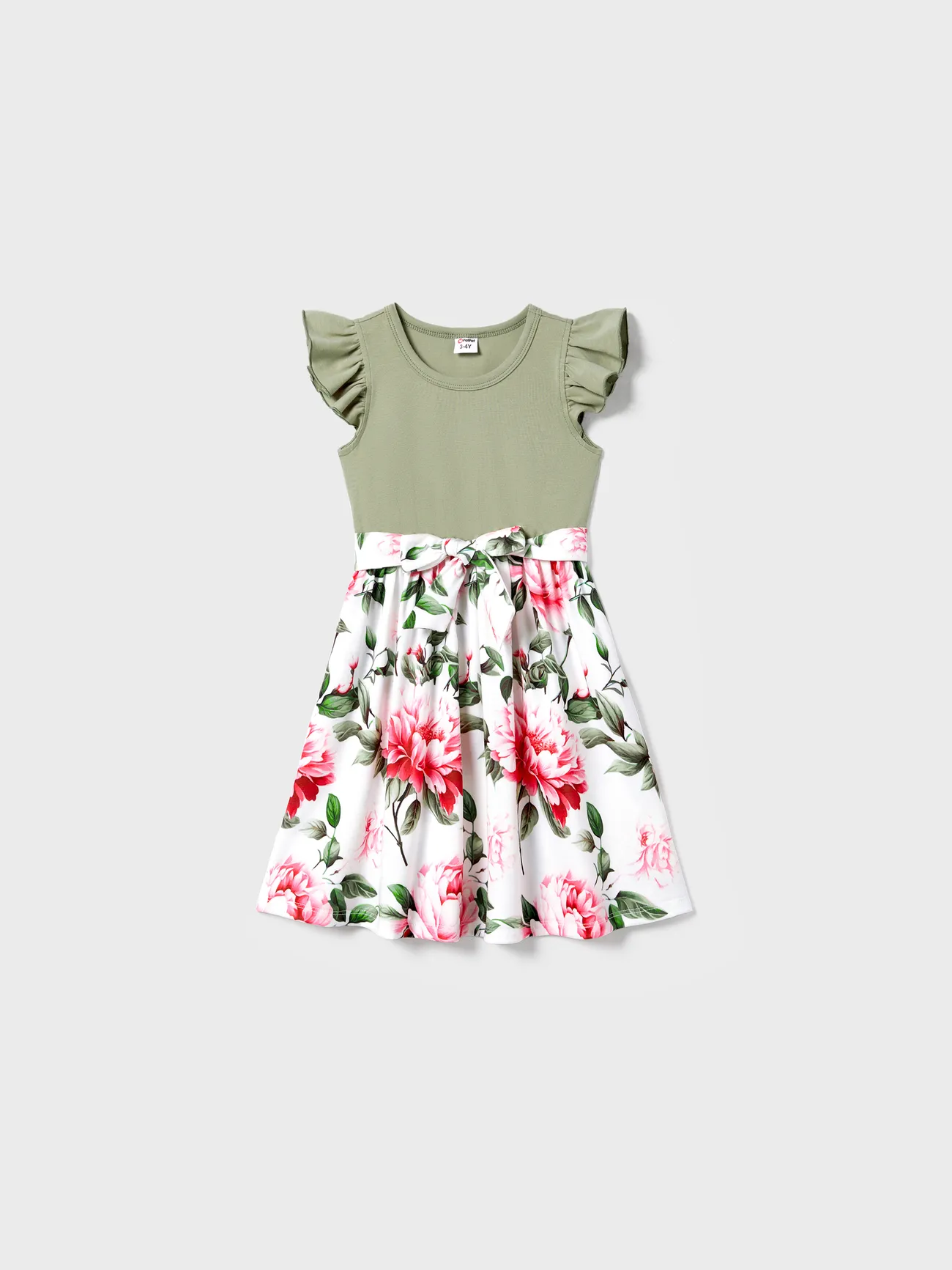 Matching Family Raglan-Sleeve T-shirt and Flutter Shoulder Floral Dress Sets
Matching Family Raglan-Sleeve T-shirt and Flutter Shoulder Floral Dress Sets