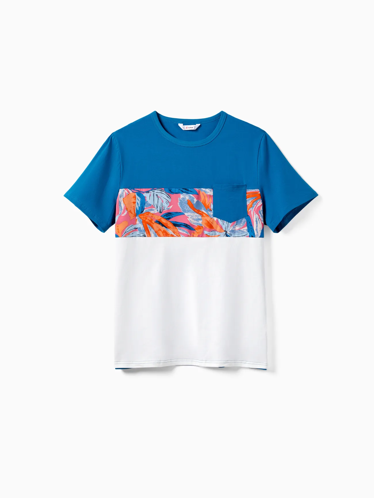 Family Matching Colorblock T-shirt and Floral Wrap Top Strap Dress Sets
Family Matching Colorblock T-shirt and Floral Wrap Top Strap Dress Sets
