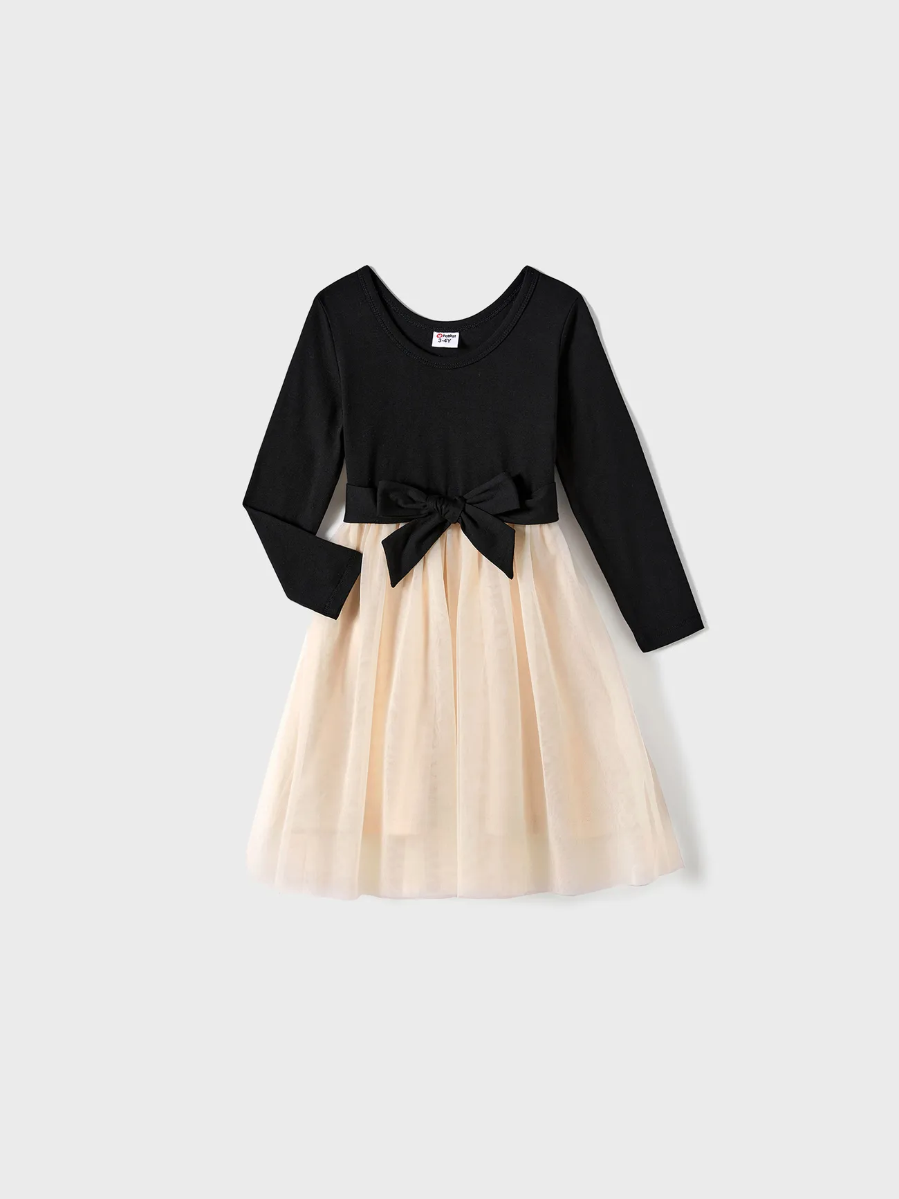 Family Matching Black-Almond Mesh Skirt and Classic Round Neck Long Sleeve Tops Sets
Family Matching Black-Almond Mesh Skirt and Classic Round Neck Long Sleeve Tops Sets