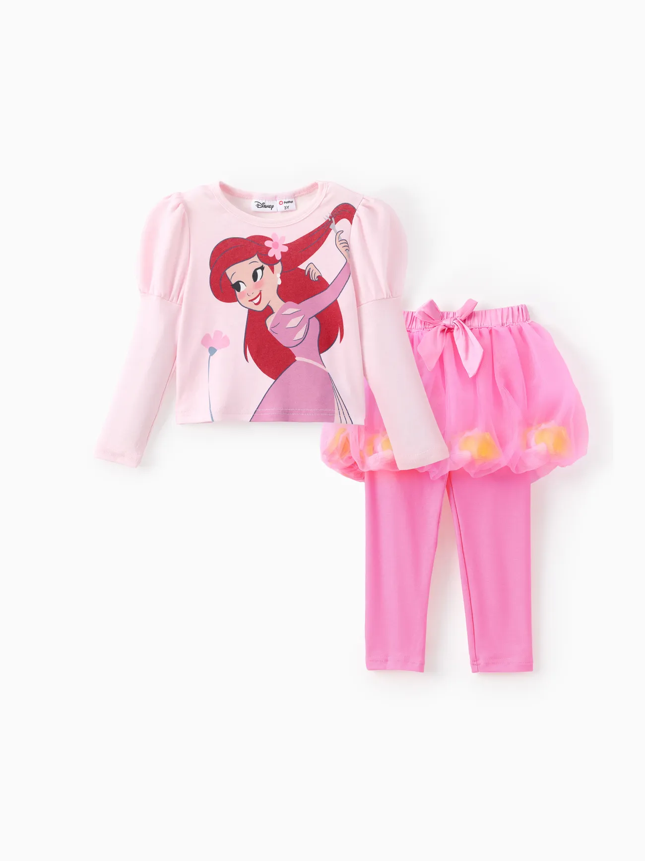 Disney Princess Toddler Girls 2pcs Naia™ Floral Puff-sleeve T-shirt with Tulle Skirt Leggings Set
Disney Princess Toddler Girls 2pcs Naia™ Floral Puff-sleeve T-shirt with Tulle Skirt Leggings Set