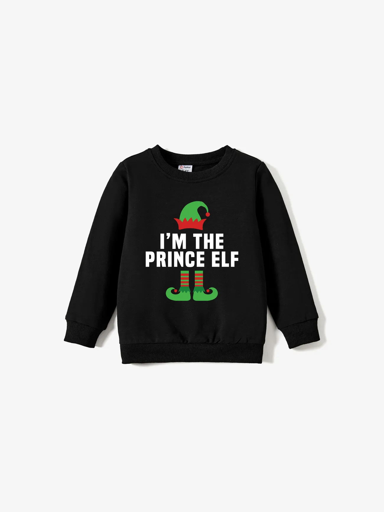 Christmas Family Matching Funny Elf Design Black Long Sleeves Tops
Christmas Family Matching Funny Elf Design Black Long Sleeves Tops