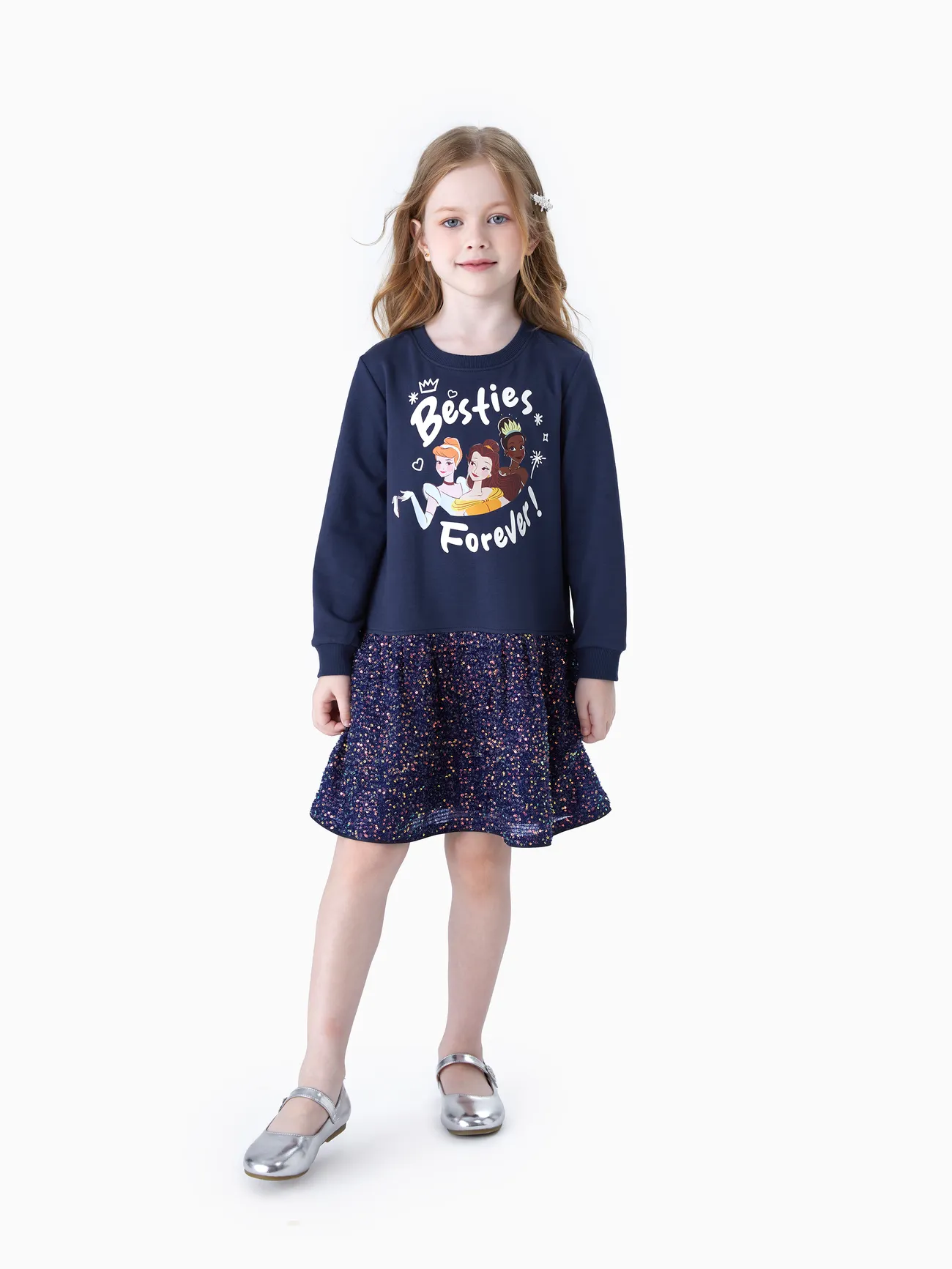 Disney Princess Toddler Girls 1pc Character Letter Glow in the Dark Print Sequins Long-sleeve Dress
Disney Princess Toddler Girls 1pc Character Letter Glow in the Dark Print Sequins Long-sleeve Dress