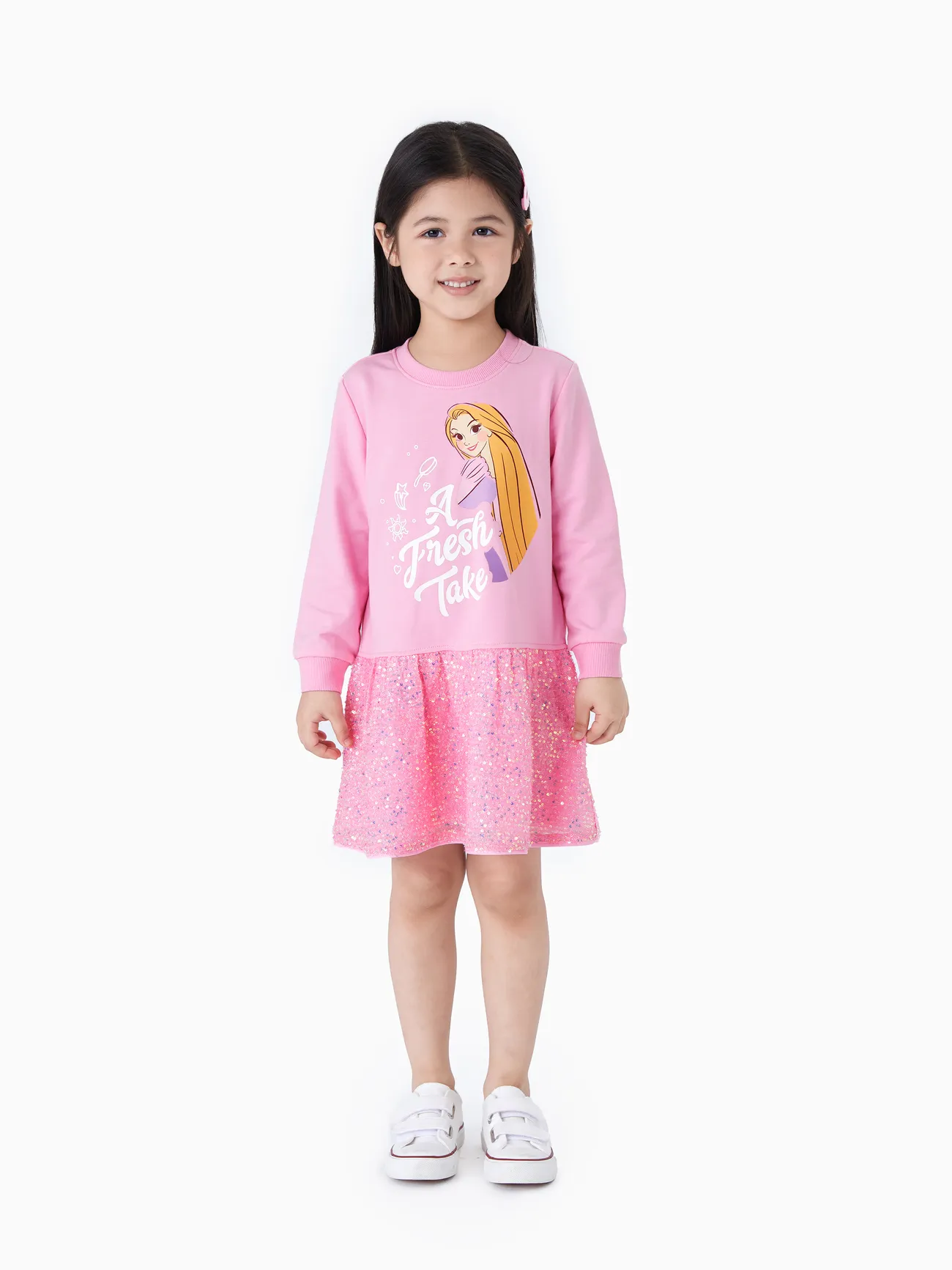 Disney Princess Toddler Girls 1pc Character Letter Glow in the Dark Print Sequins Long-sleeve Dress
Disney Princess Toddler Girls 1pc Character Letter Glow in the Dark Print Sequins Long-sleeve Dress