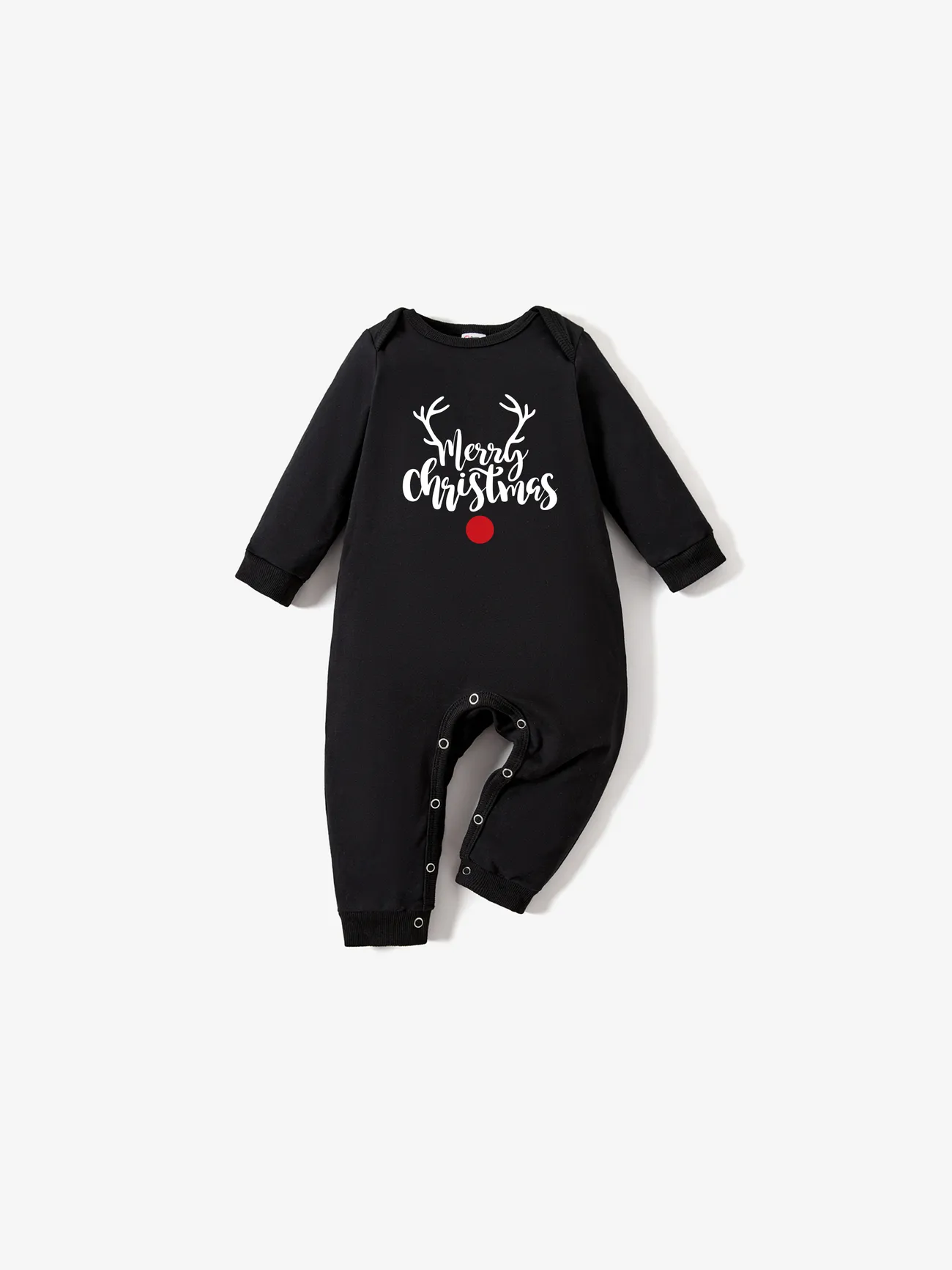 Christmas Family Matching Cotton Long Sleeves Reindeer Design Letter Print Tops in Black
Christmas Family Matching Cotton Long Sleeves Reindeer Design Letter Print Tops in Black